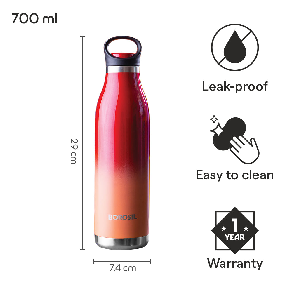BOROSIL COLOR CRUSH RED 700ML