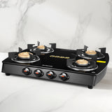 Borosil Prima 4 Burner Cooktop Toughened Glasstop