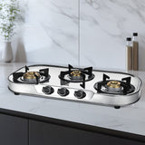 Borosil Ignite Pro 3 Burner Cooktop Stainless Steel