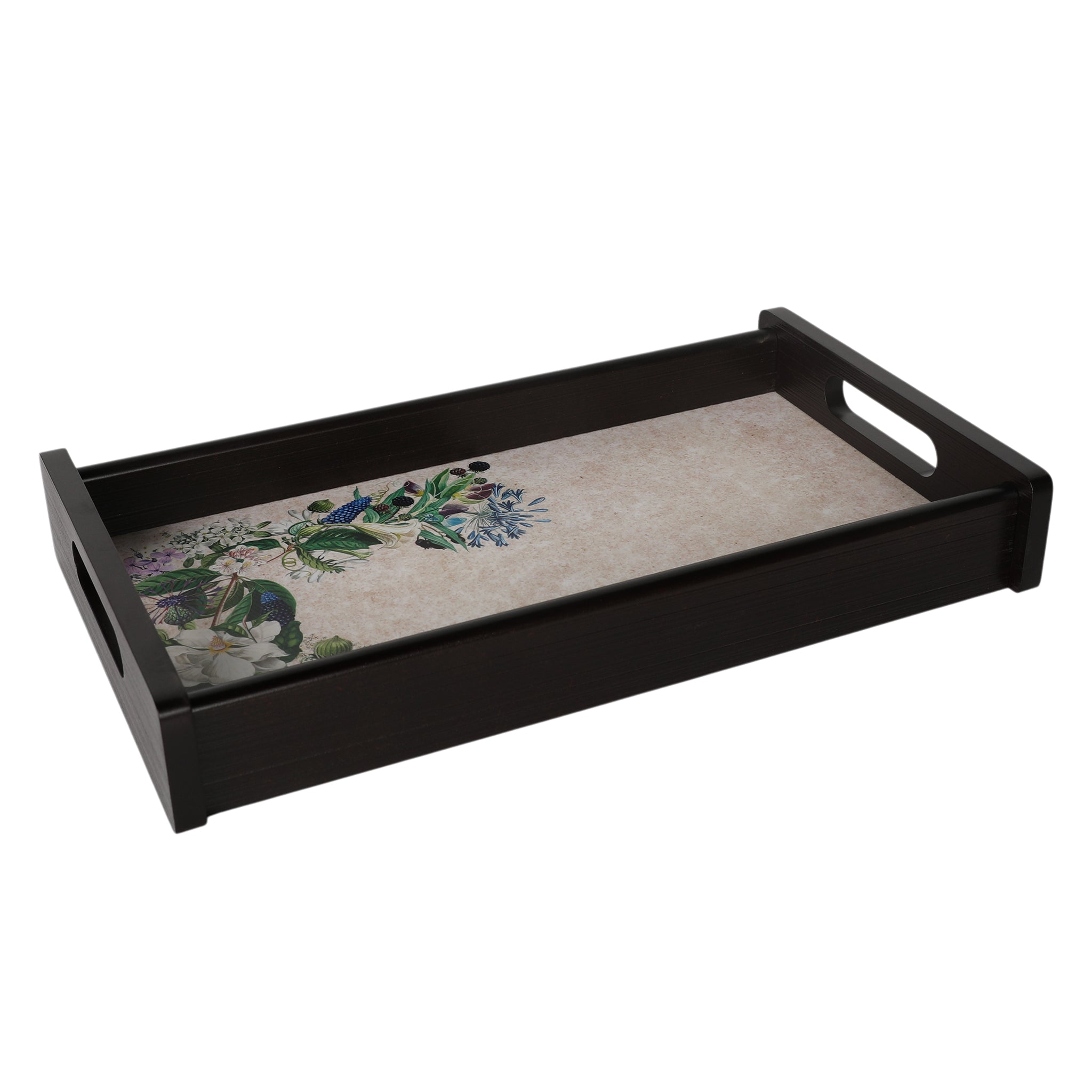 Floral Garden Wooden Tray Small