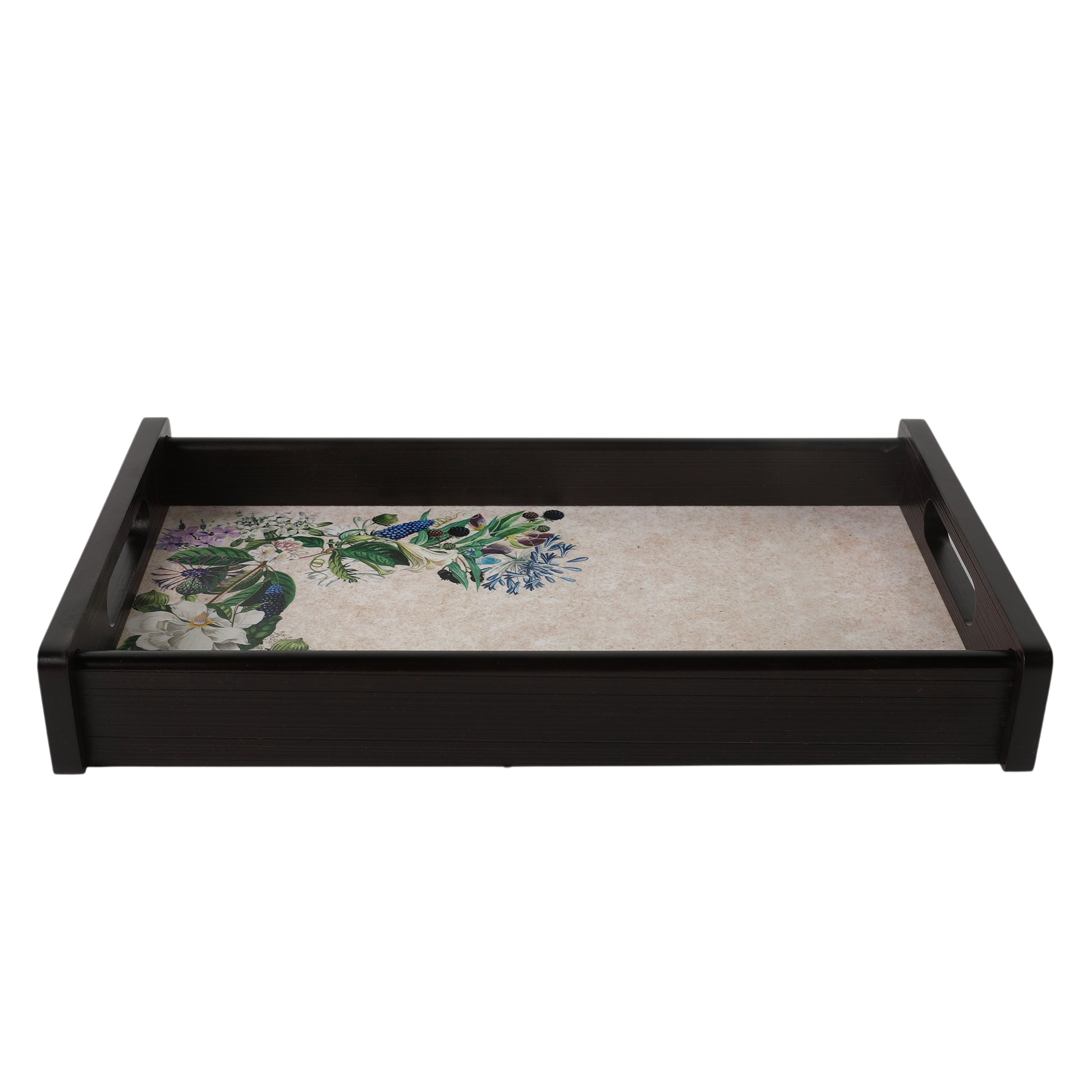 Floral Garden Wooden Tray Small