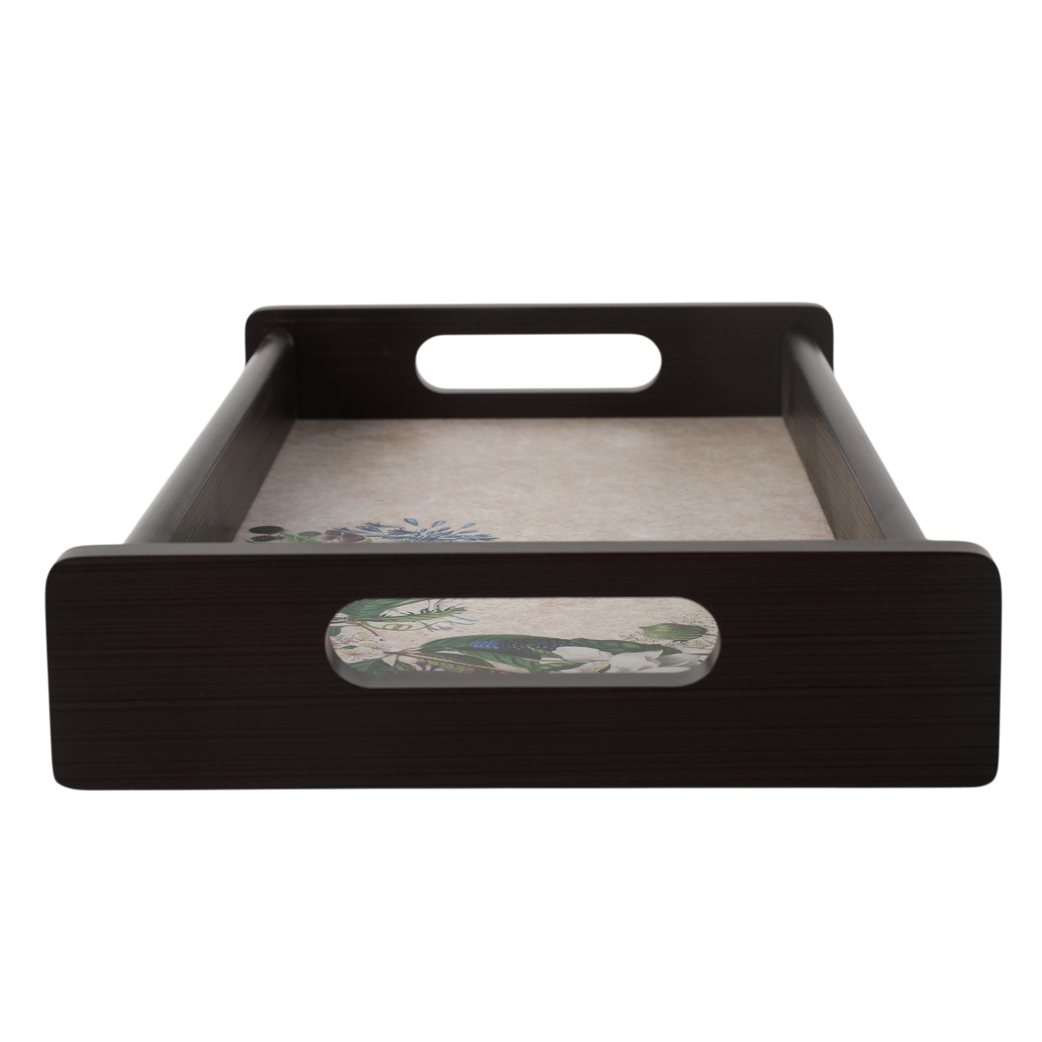Floral Garden Wooden Tray Small