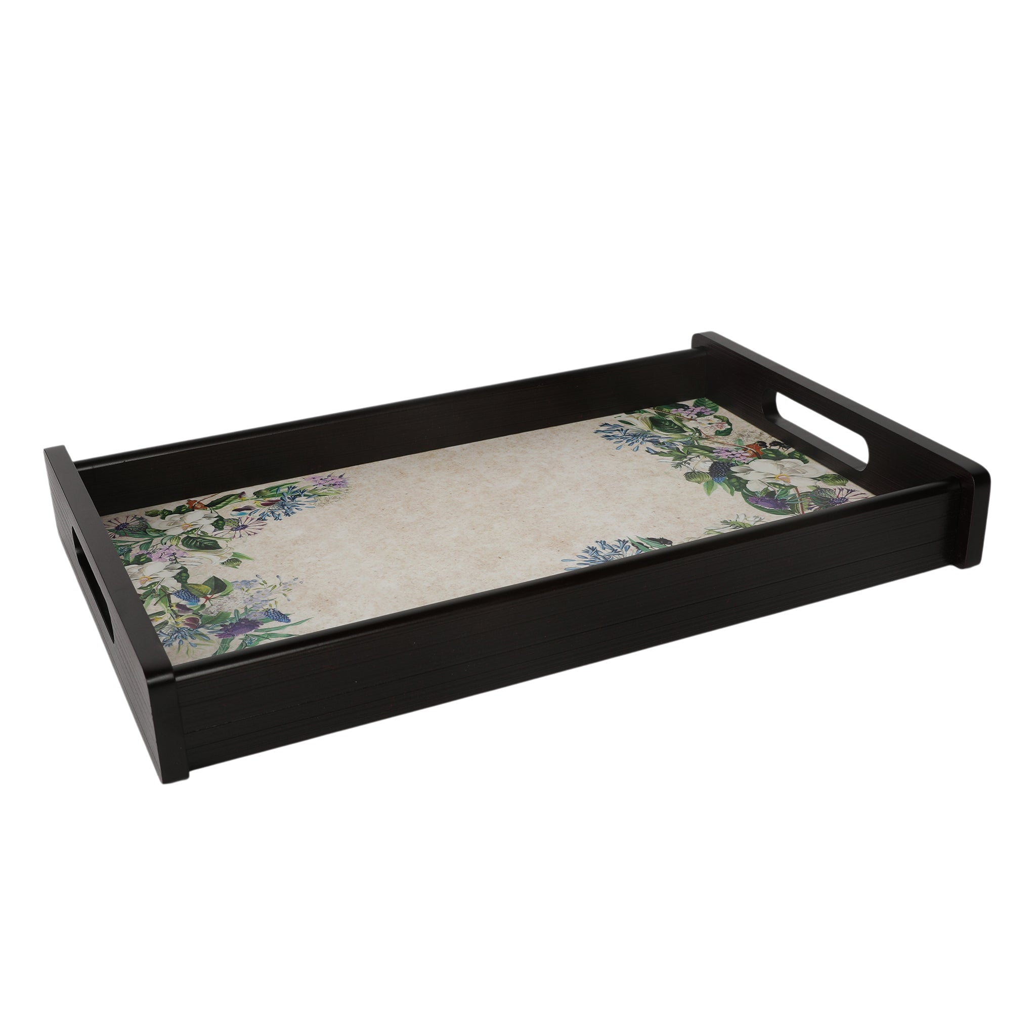 Floral Garden Wooden Tray Medium