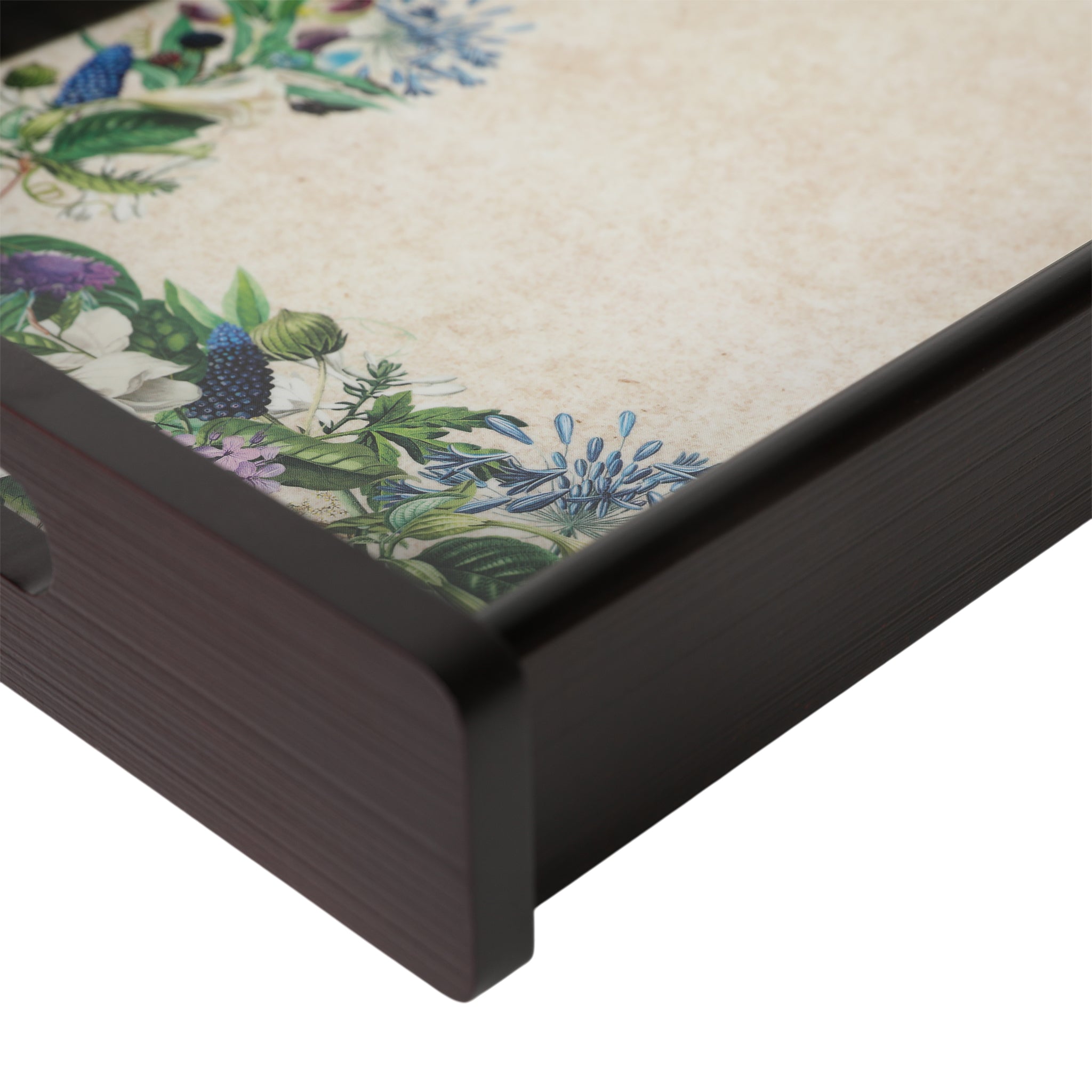Floral Garden Wooden Tray Medium