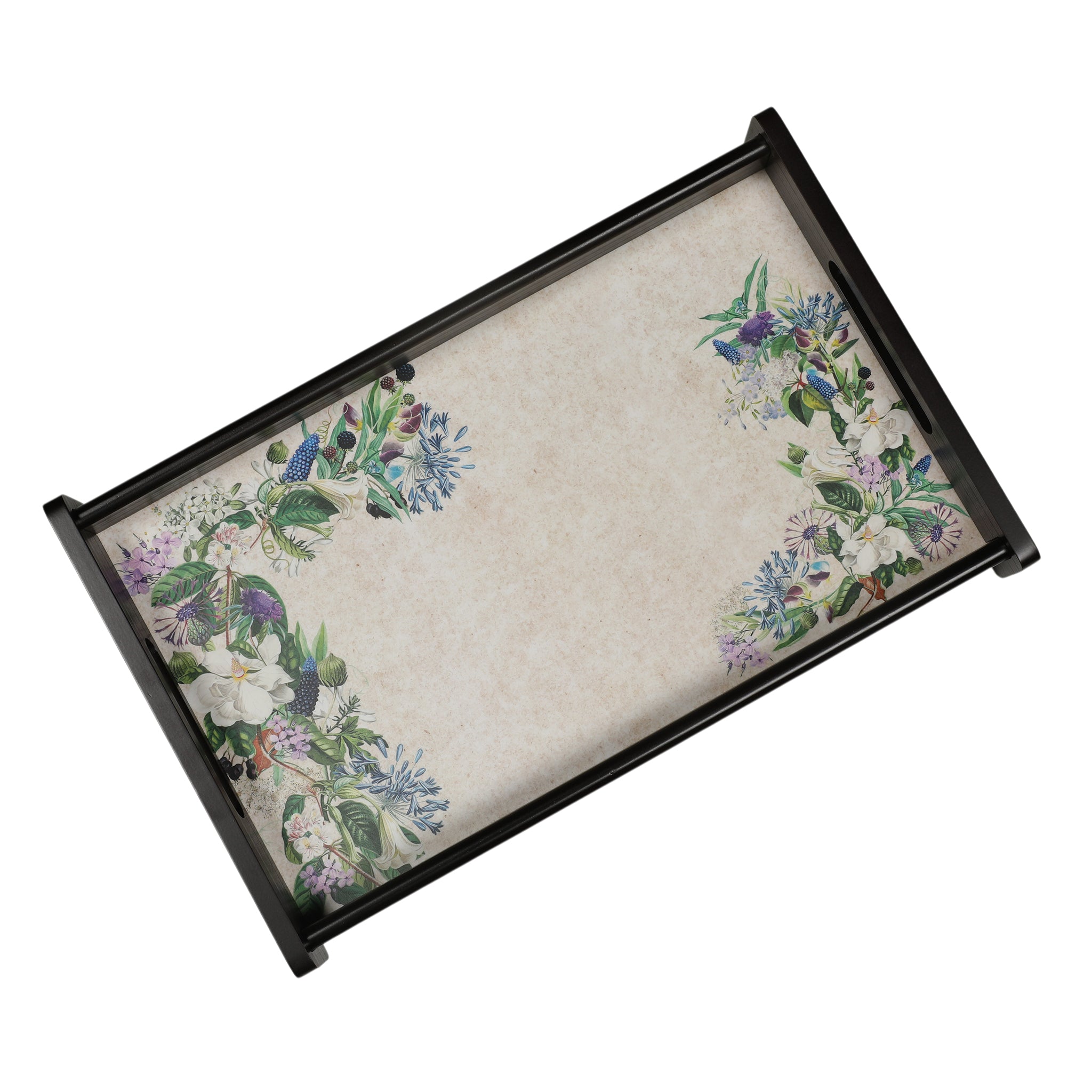 Floral Garden Wooden Tray Medium