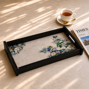 Floral Garden Wooden Tray Large