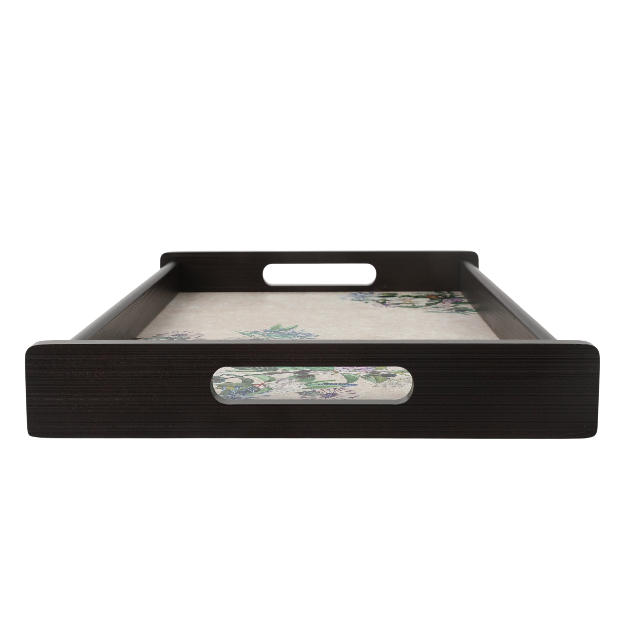 Floral Garden Wooden Tray Large