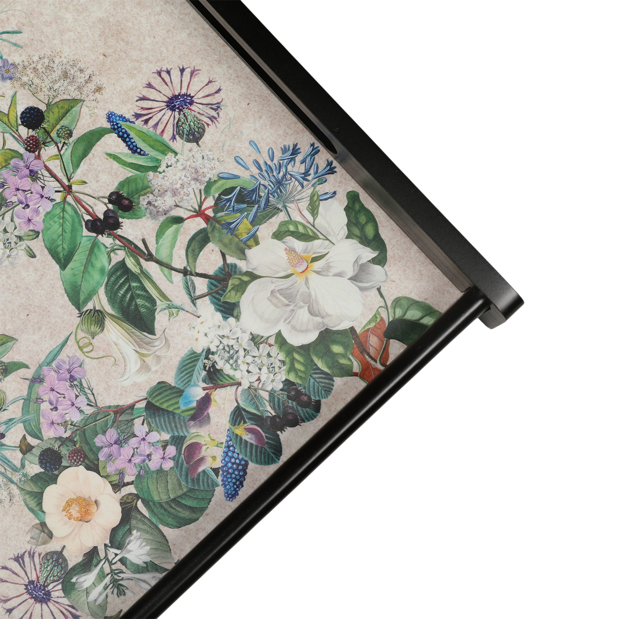 Floral Garden Wooden Tray Large