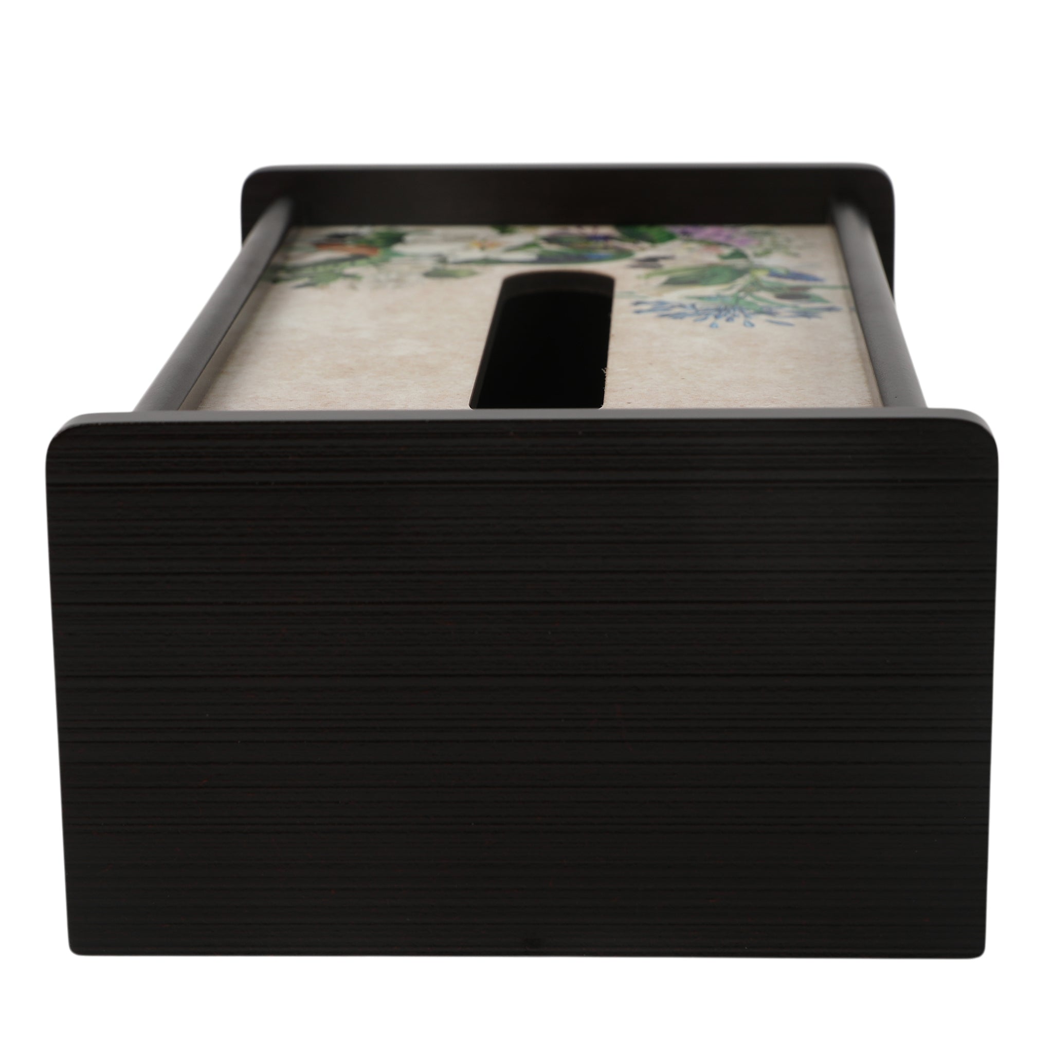 Floral Garden Wooden Tissue Holder