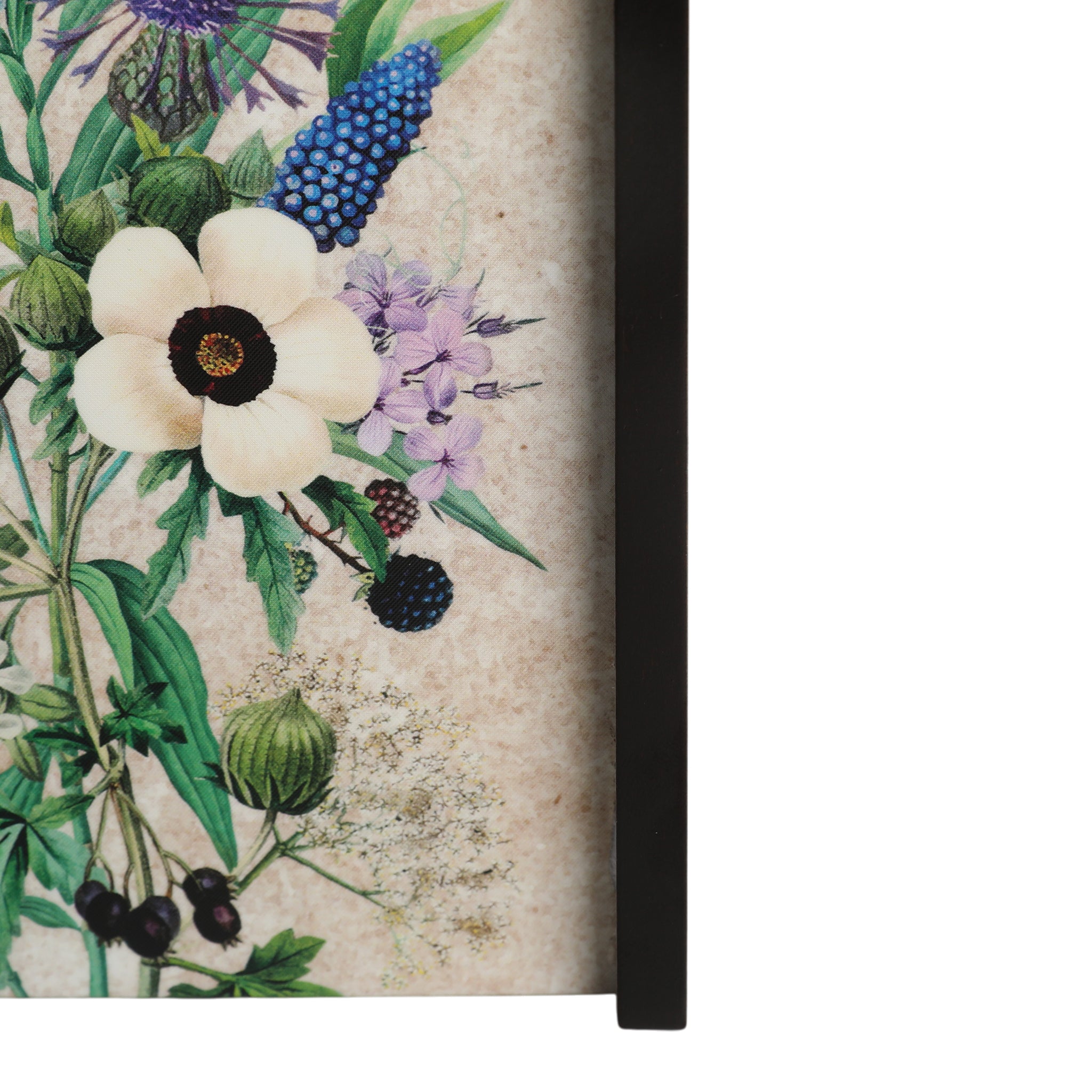 Floral Garden Wooden Cutlery Holder