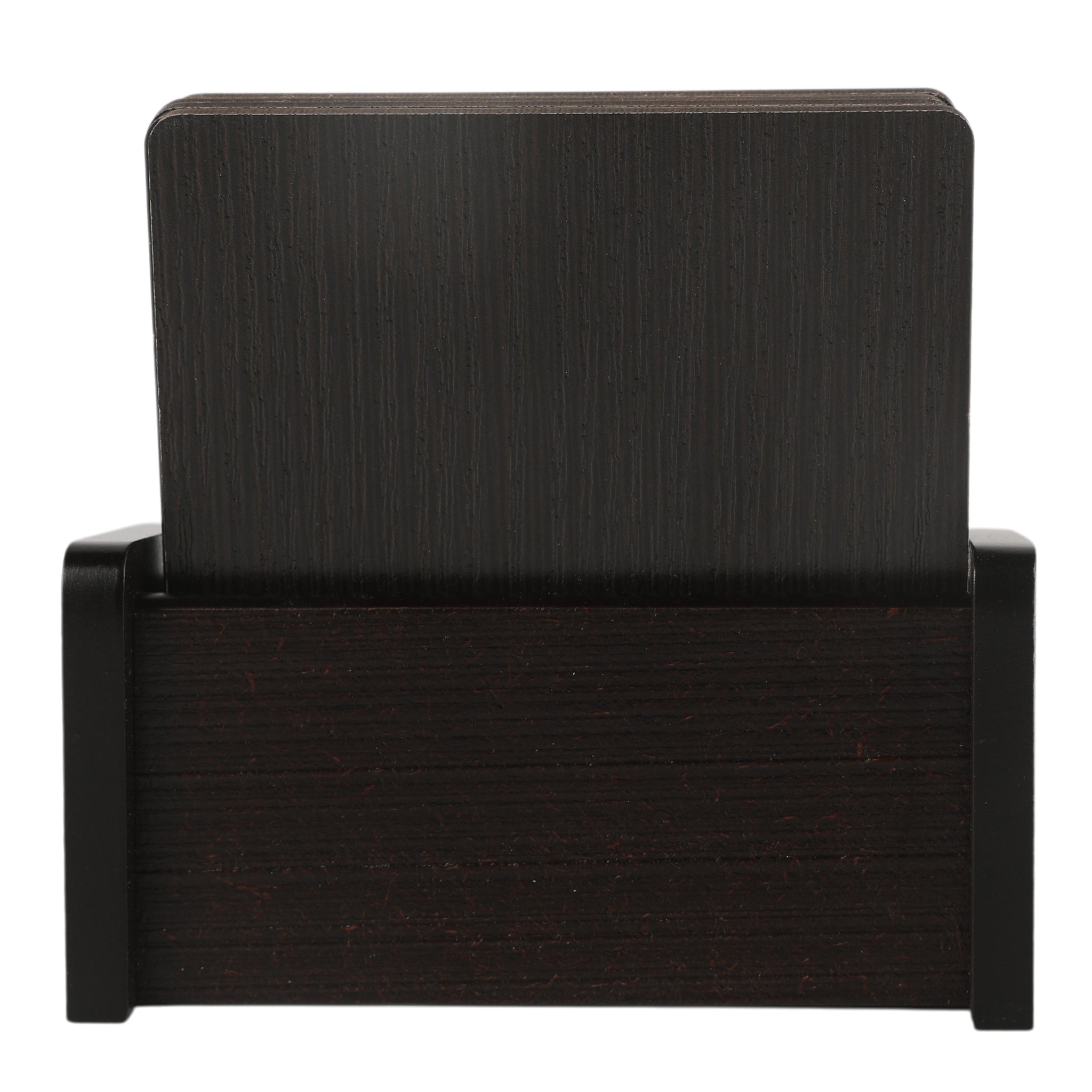 Floral Garden Wooden Coaster With Stand