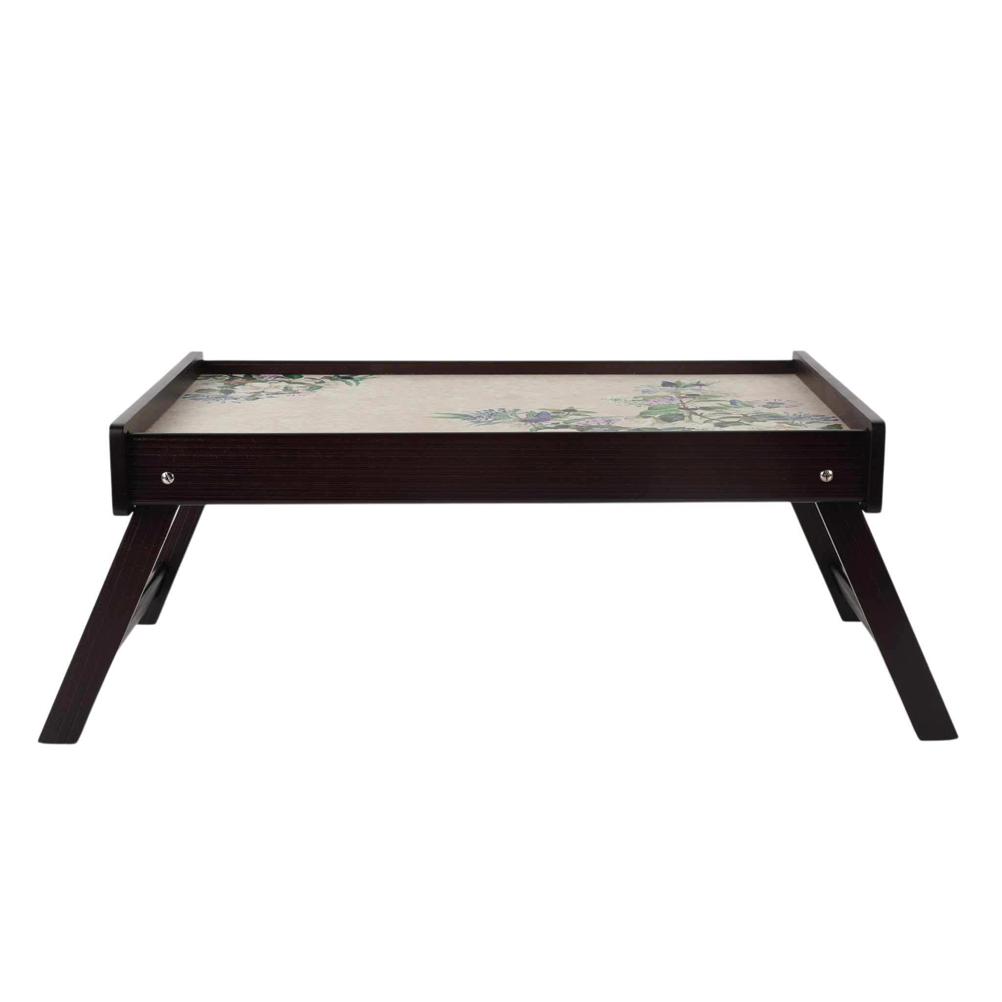 Floral Garden Wooden Bed Tray Large