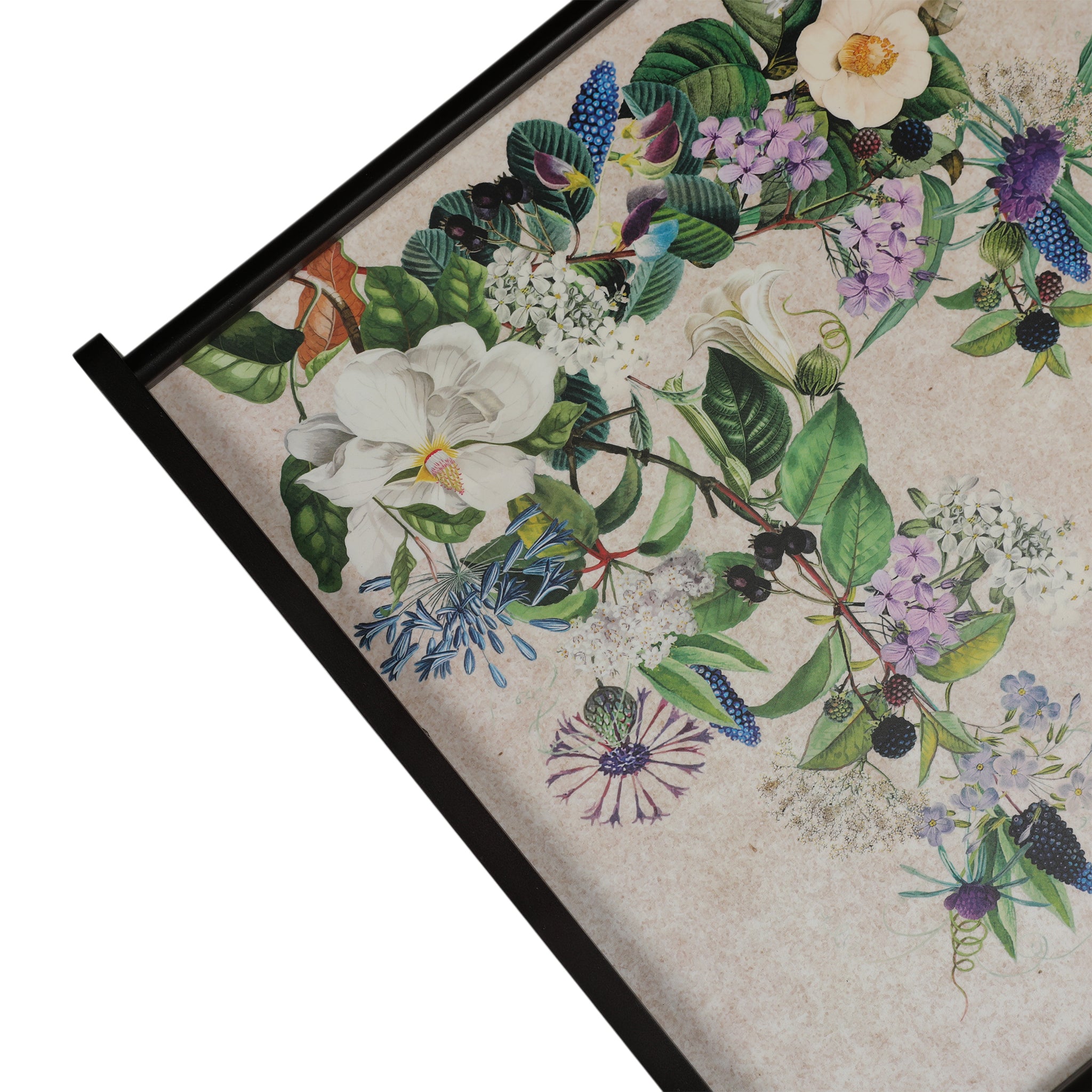 Floral Garden Wooden Bed Tray Large