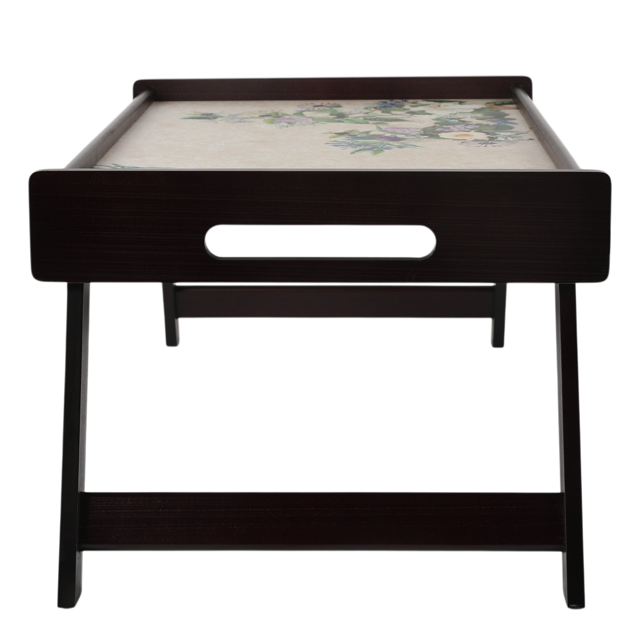 Floral Garden Wooden Bed Tray Large