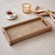 Line Art Wooden Tray Small