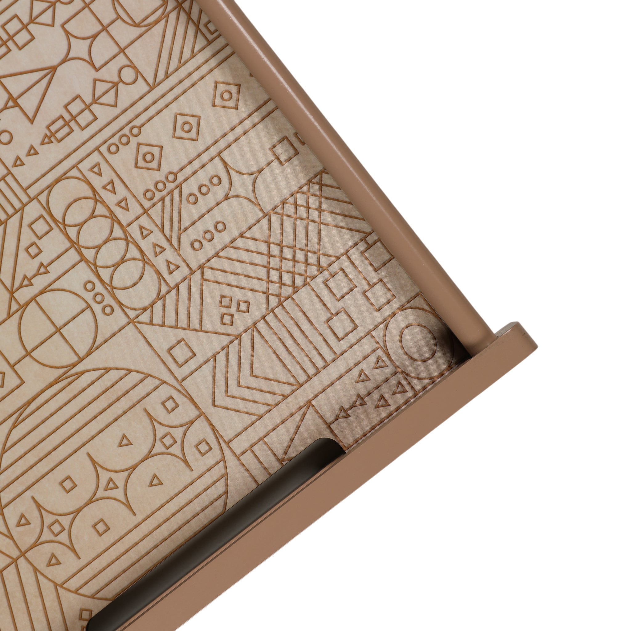 Line Art Wooden Tray Medium