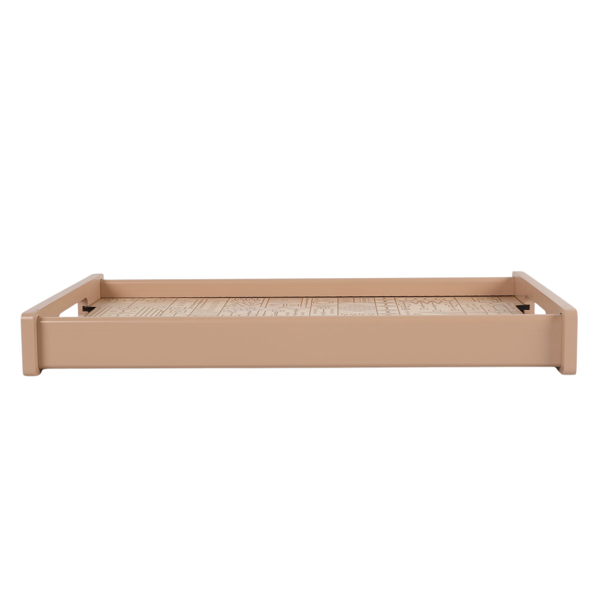 Line Art Wooden Tray Medium