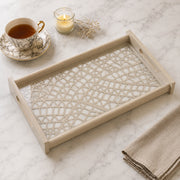 Laser Glass Wooden Tray Small