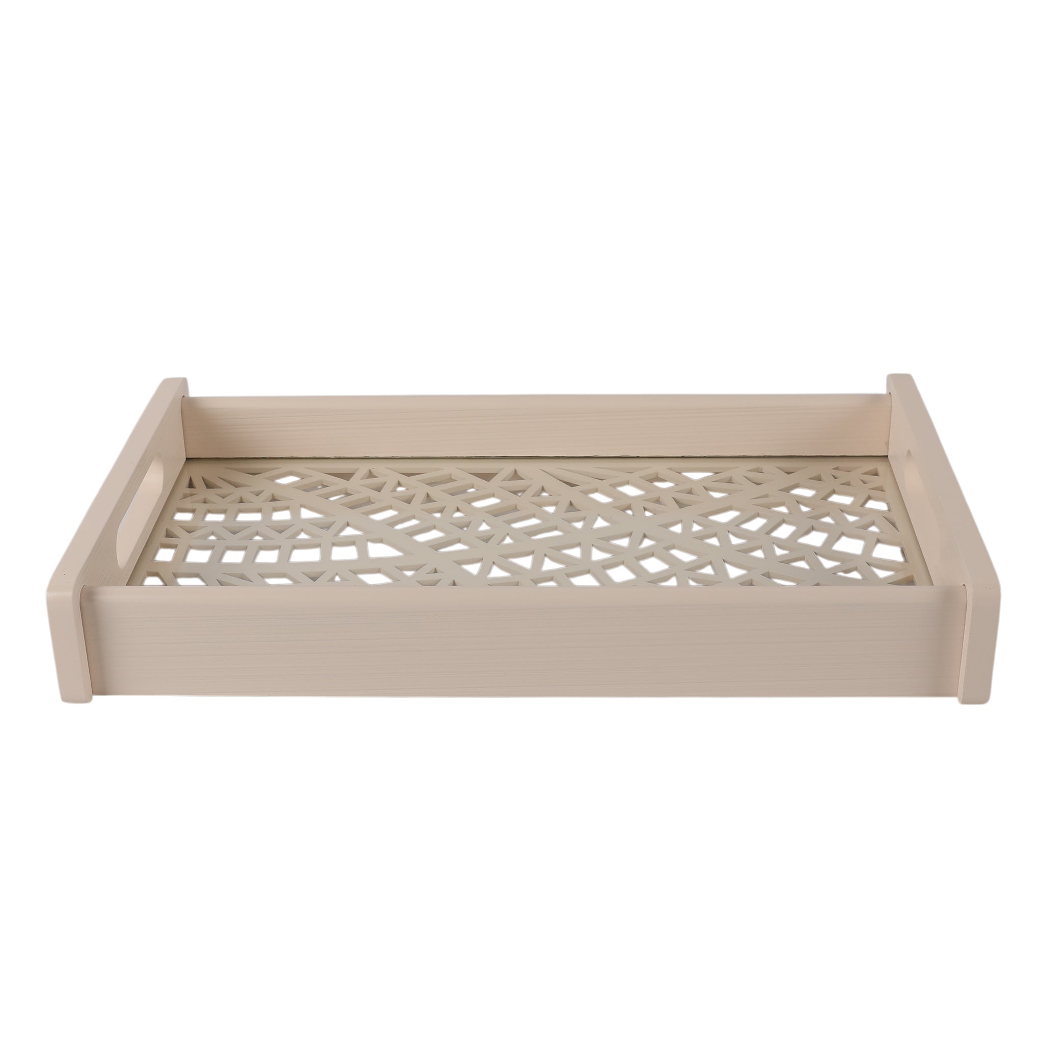 Laser Glass Wooden Tray Small