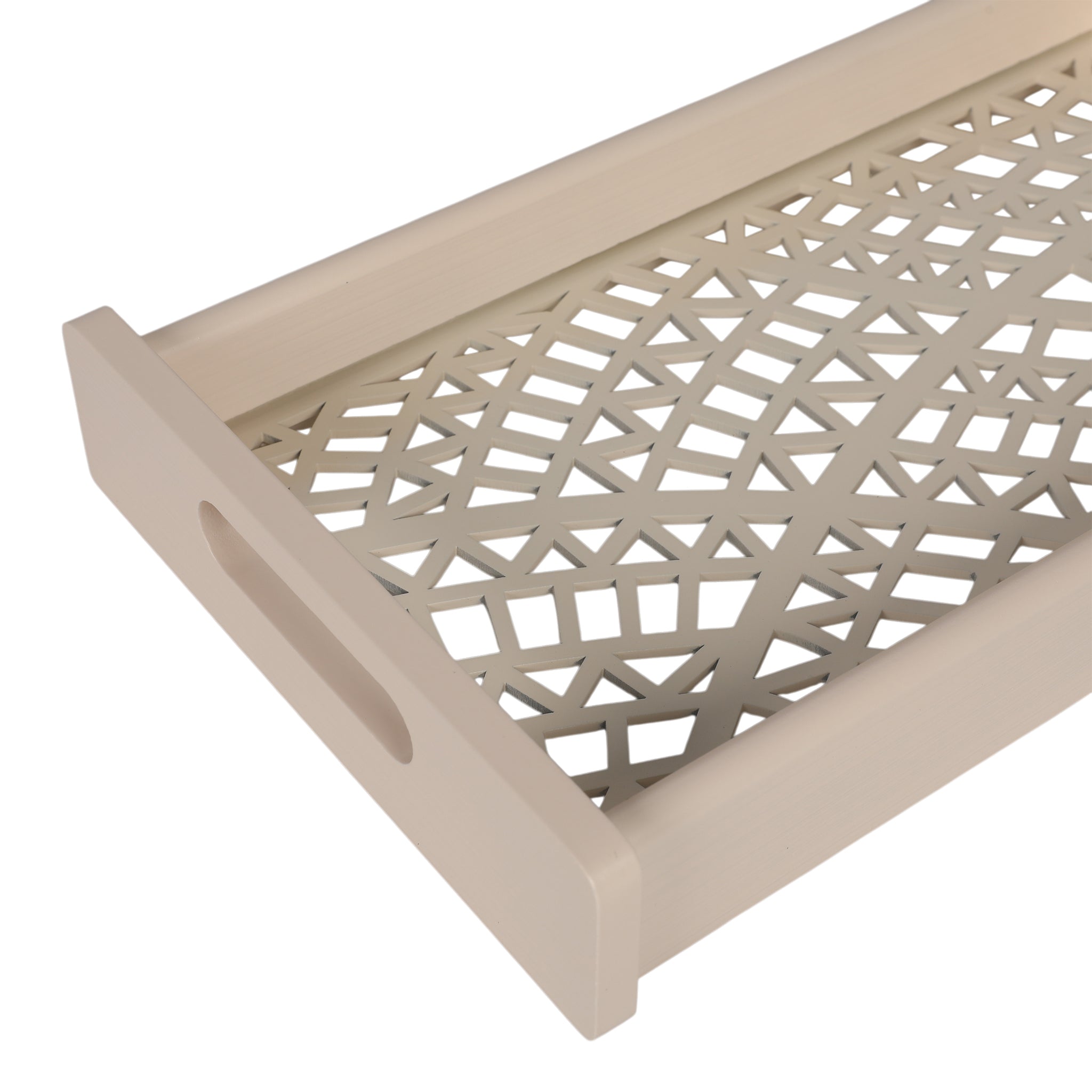 Laser Glass Wooden Tray Small