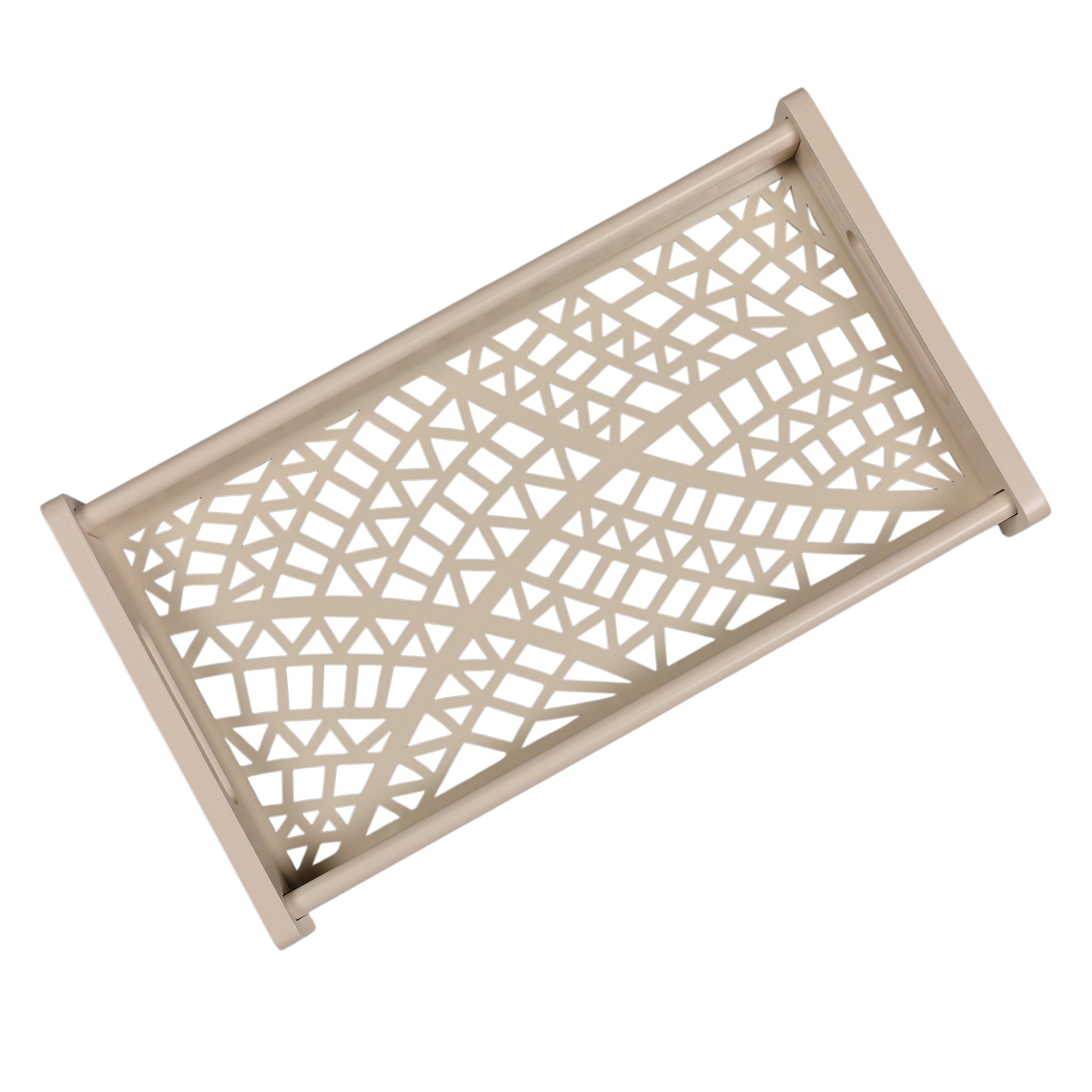 Laser Glass Wooden Tray Small