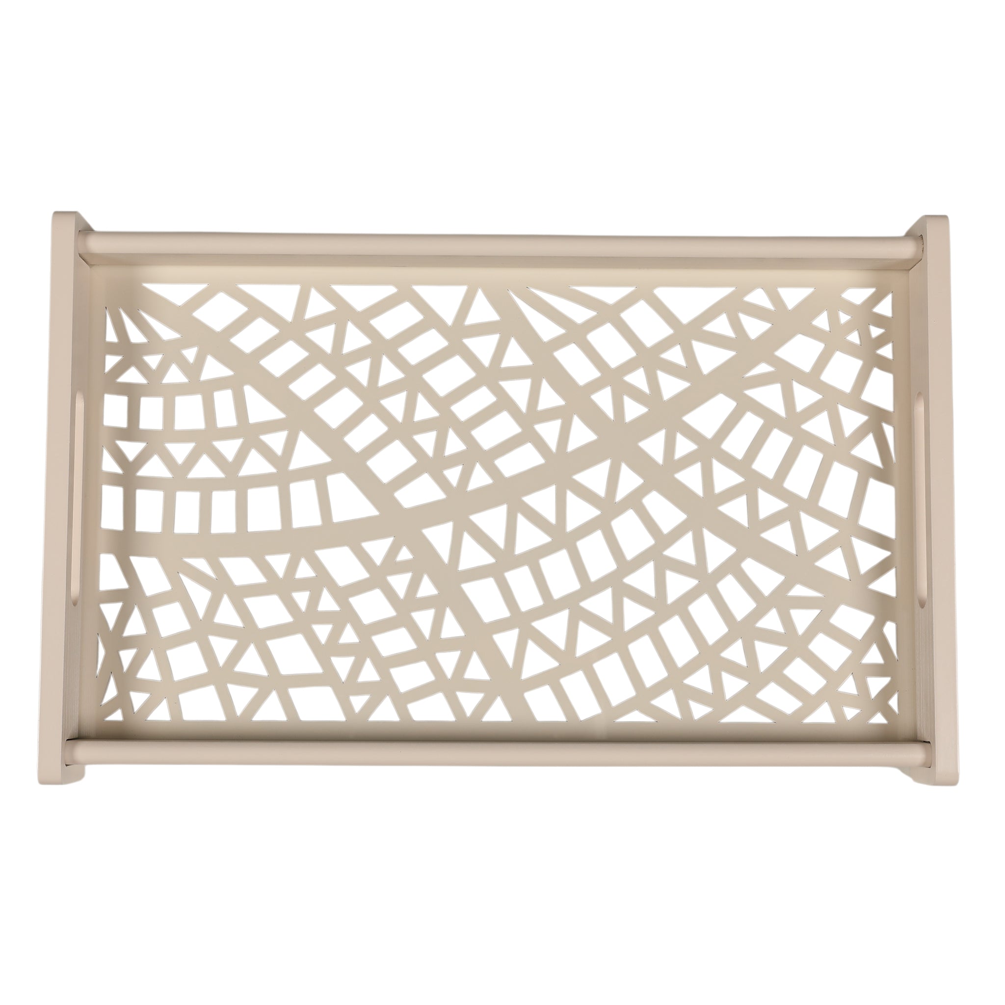 Laser Glass Wooden Tray Medium