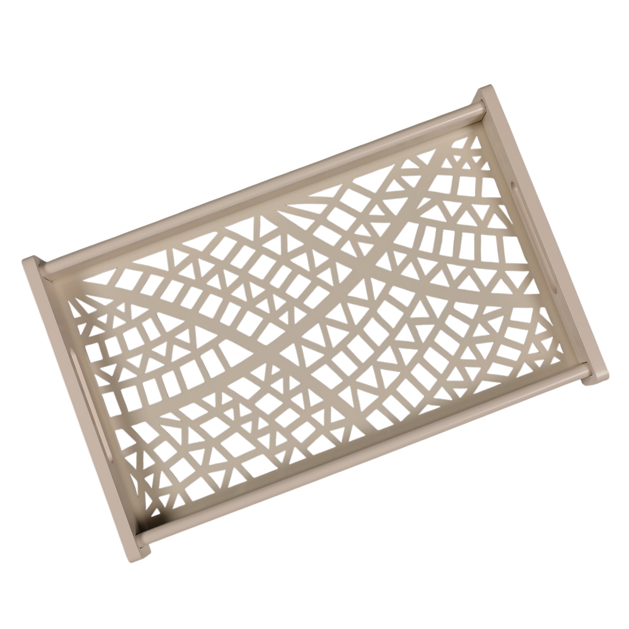 Laser Glass Wooden Tray Medium