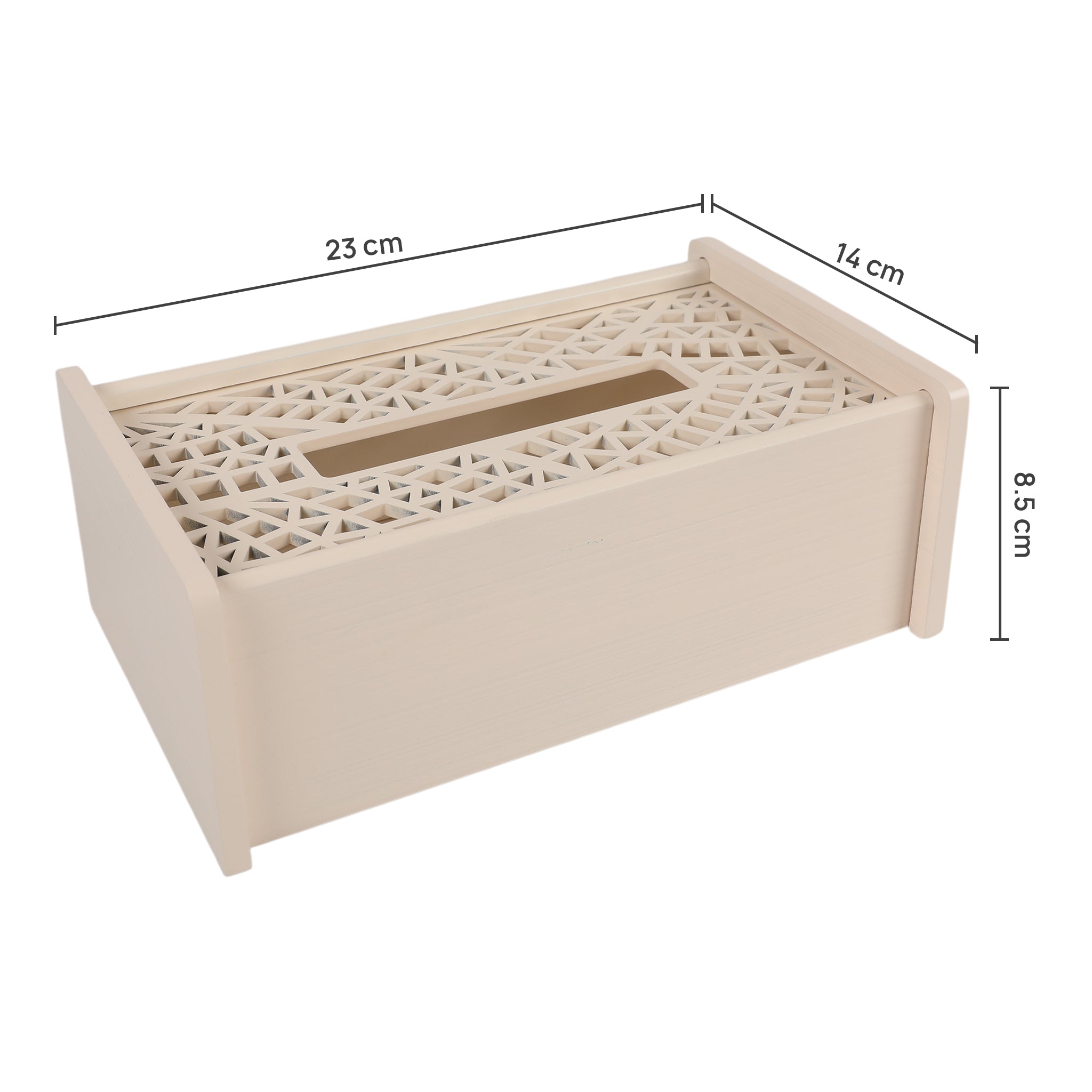 Laser Glass Wooden Tissue Holder