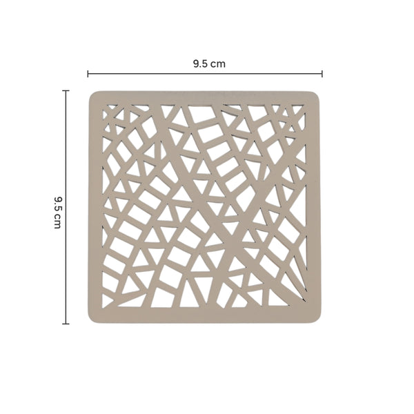 Laser Glass Wooden Cosater with Stand dimensions