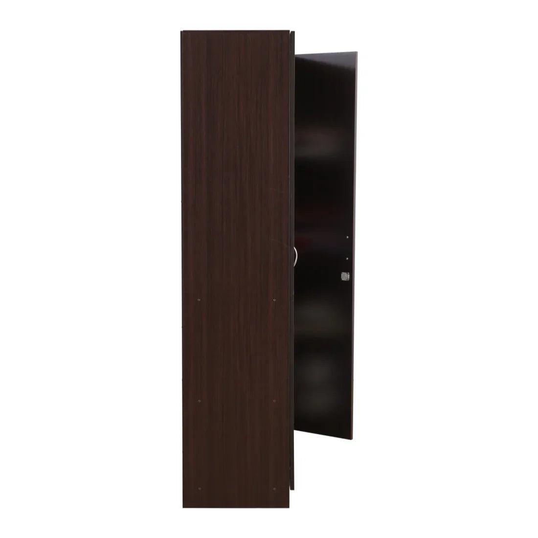 Willy Engineered Wood 3 door wardrobe in Walnut Finish - HomeTown
