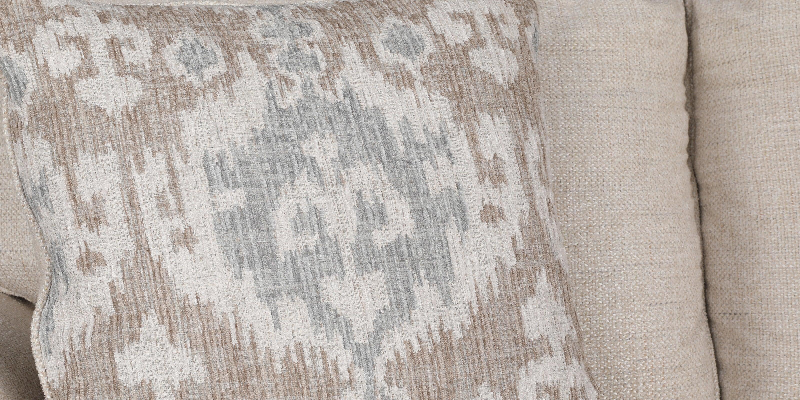 Thames Fabric Two Seater Sofa in Beige Colour - HomeTown