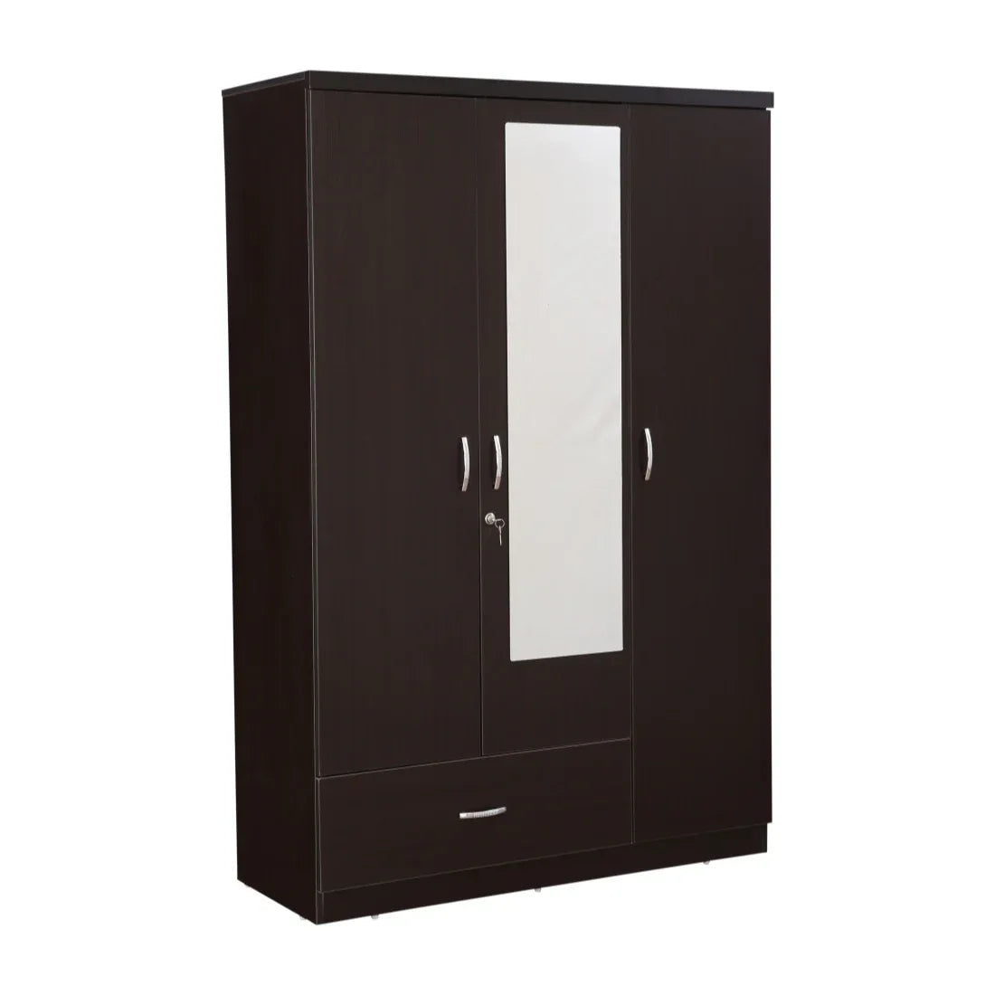 Utsav Three Door Wardrobe with Mirror - HomeTown
