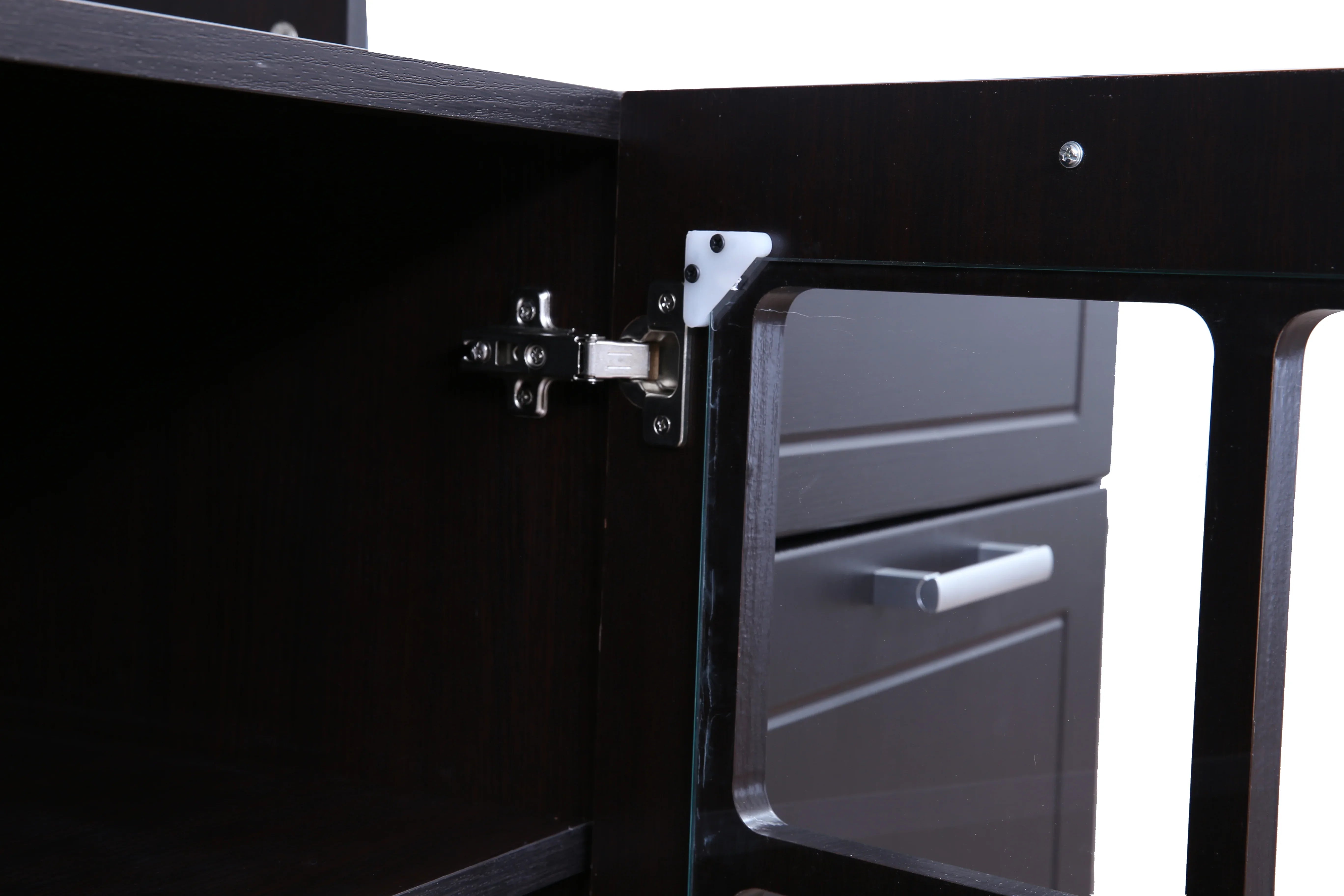 Mandrin Engineered Wood Wall Unit in Wenge Colour - HomeTown