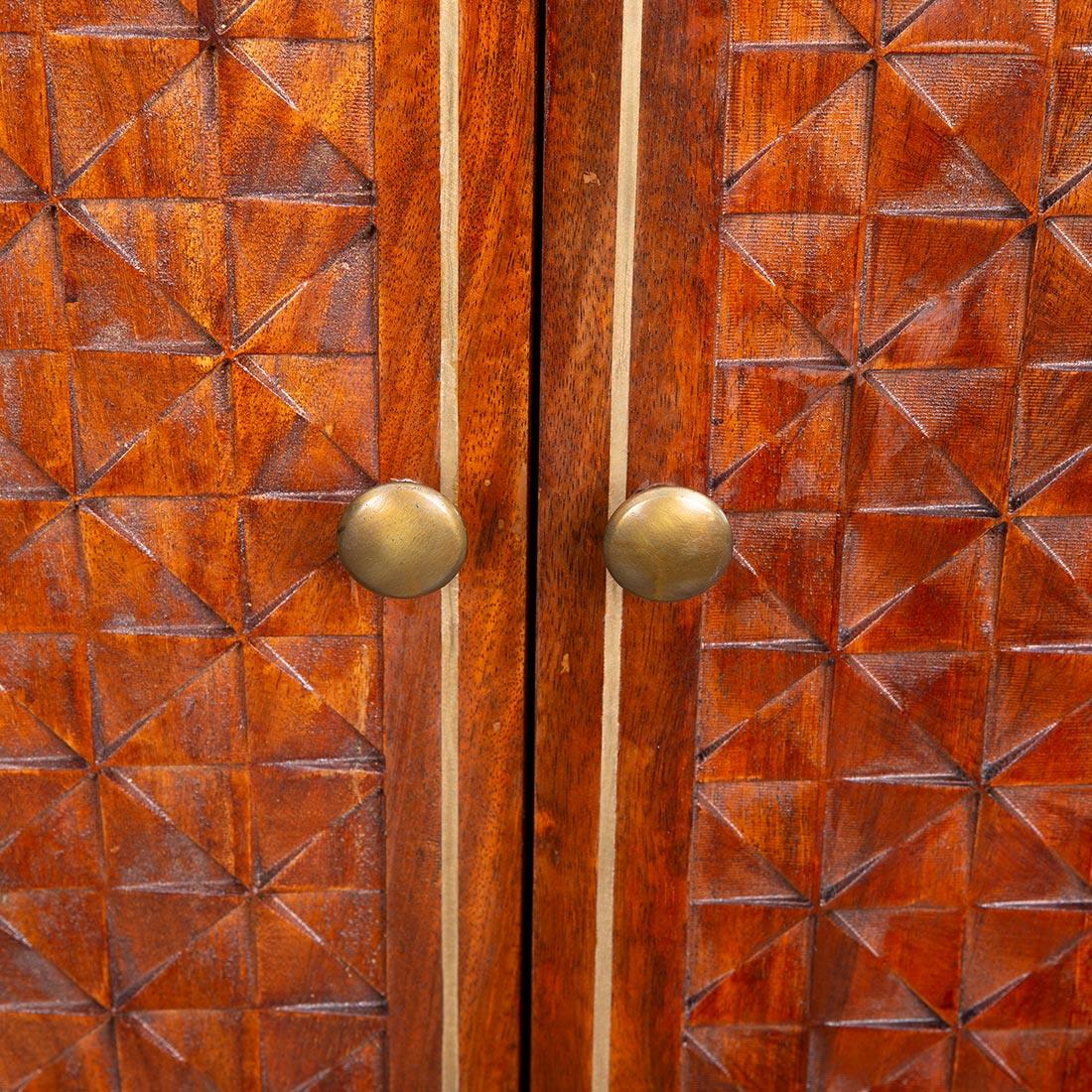 Phoolkari Bar Unit in Honey Colour - HomeTown