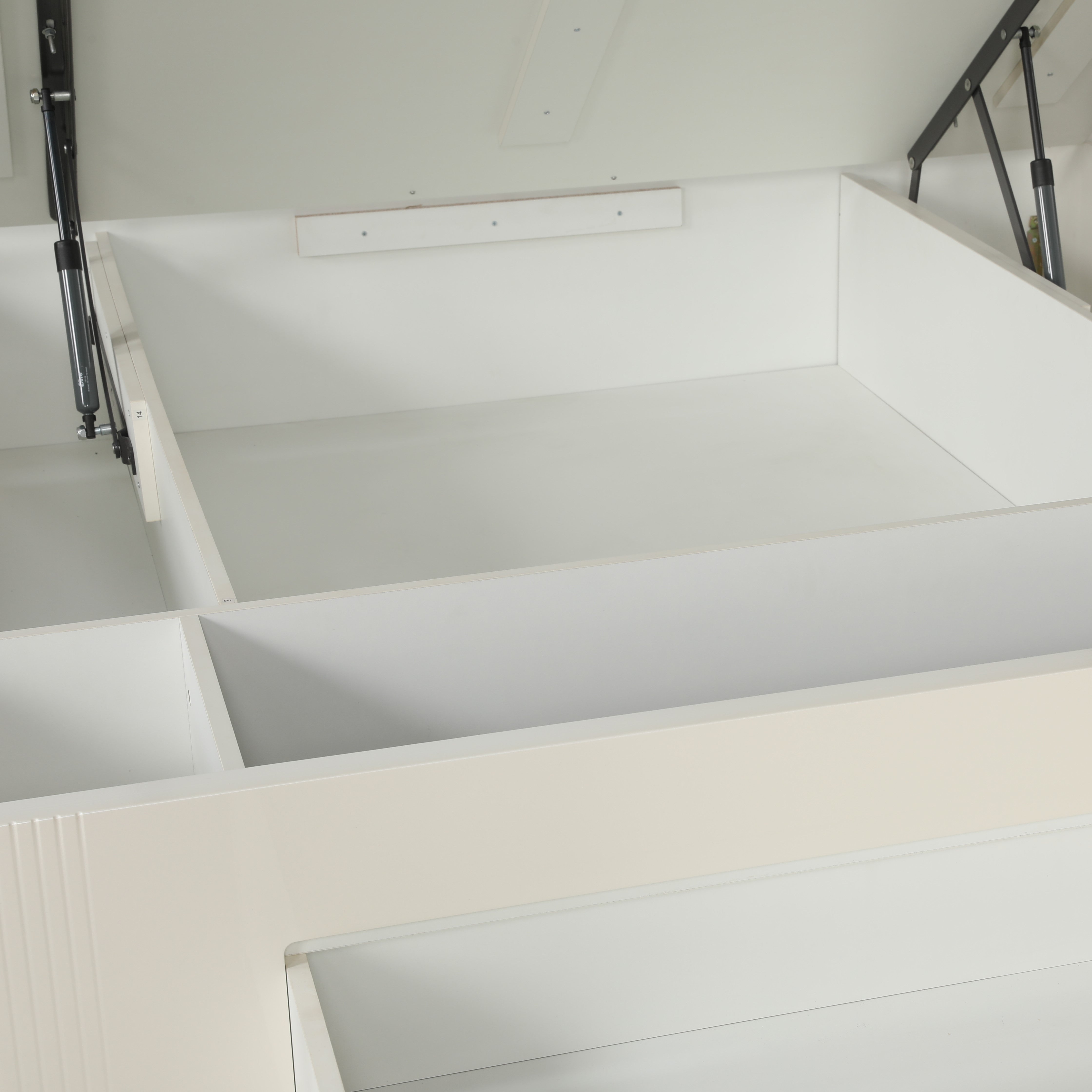 Snowcrest Queen Bed Full Hydraulic with Front Drawer