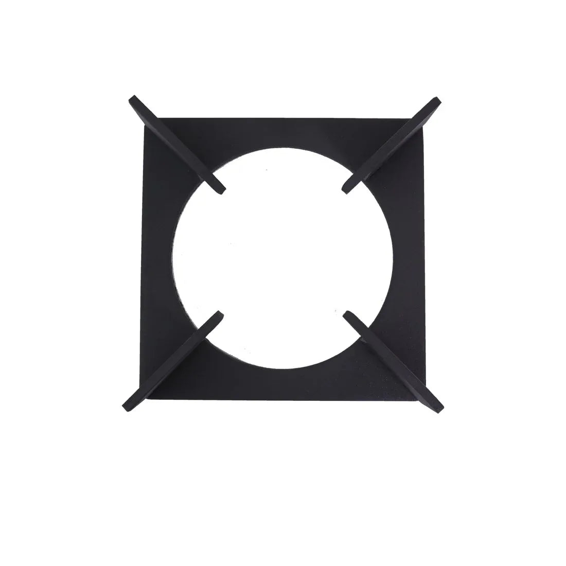 Octavia 1 - Gas Stove, 3 - Forged Brass Burners, 3 - Heavy duty pan support in Black Colour - HomeTown