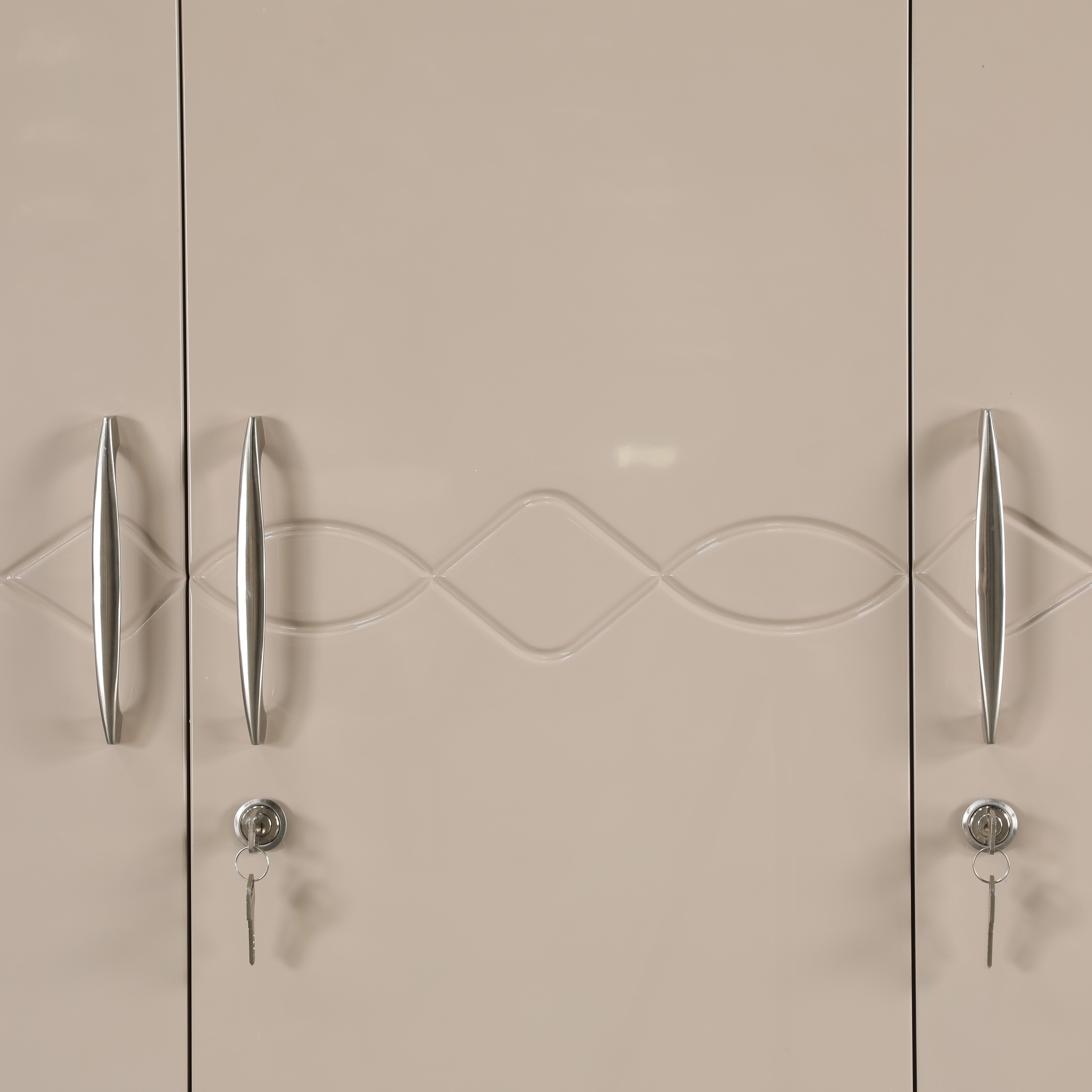 OPAL 3 DOOR WARDROBE CERAMIC HIGH GLOSS