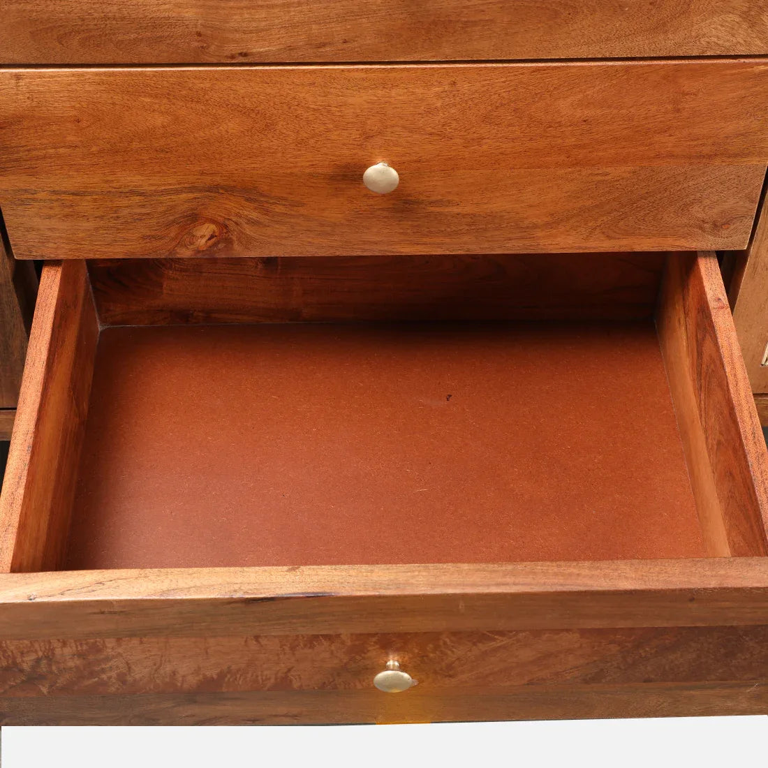 Siam Acacia Wood Two Door Sideboard in Honey Colour - HomeTown