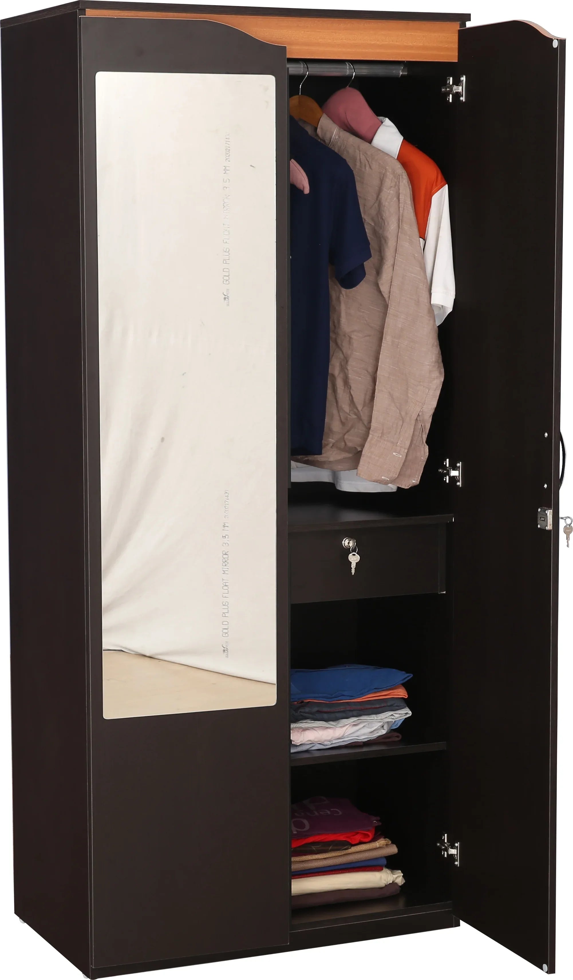 Swirl Two door Wardrobe - HomeTown