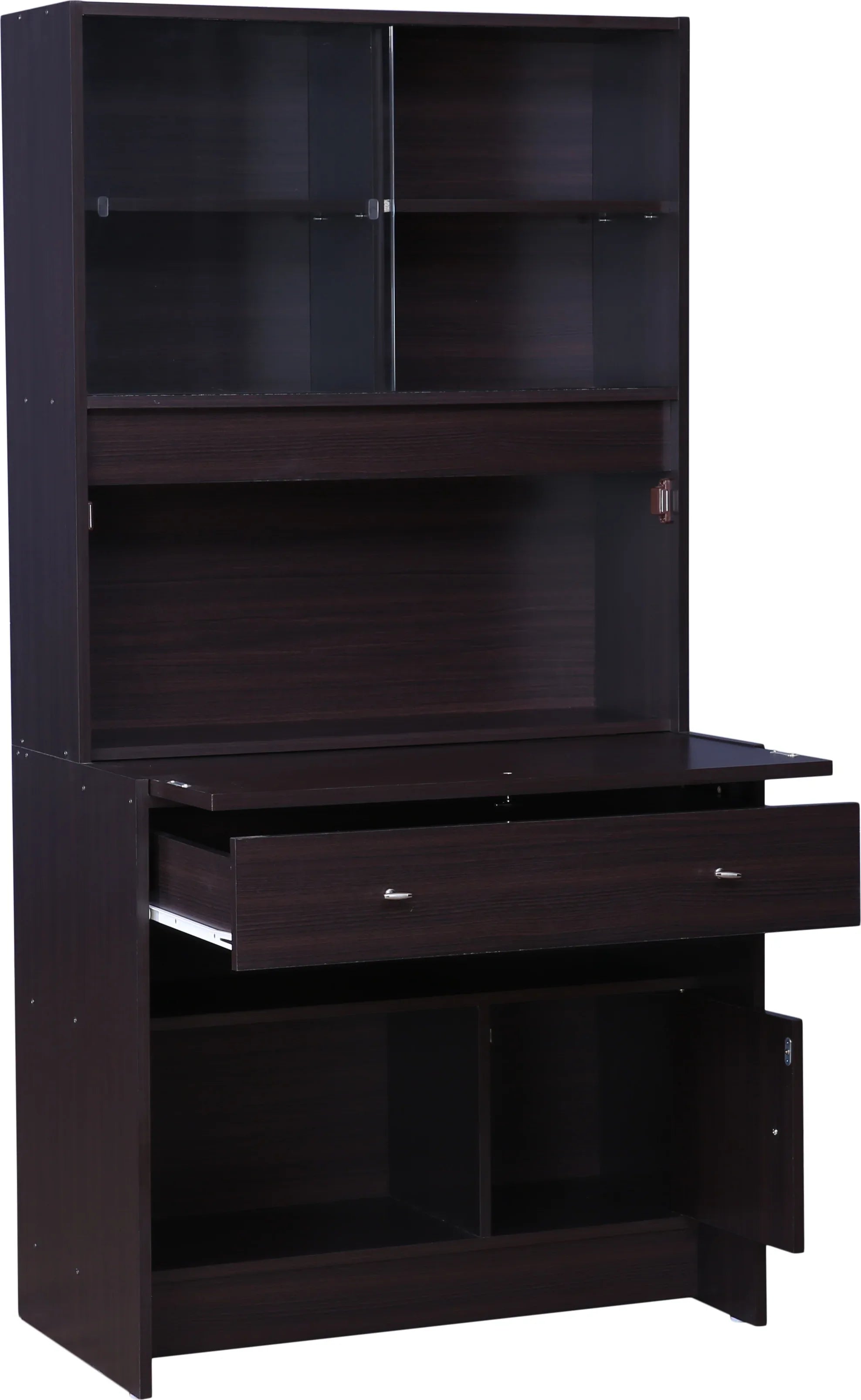 Rhombus Study Table Study Table in Wenge Colour - HomeTown