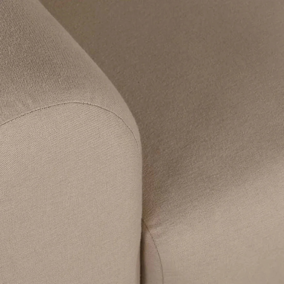 Bodhi Fabric Two Seater Sofa in Beige Colour - HomeTown