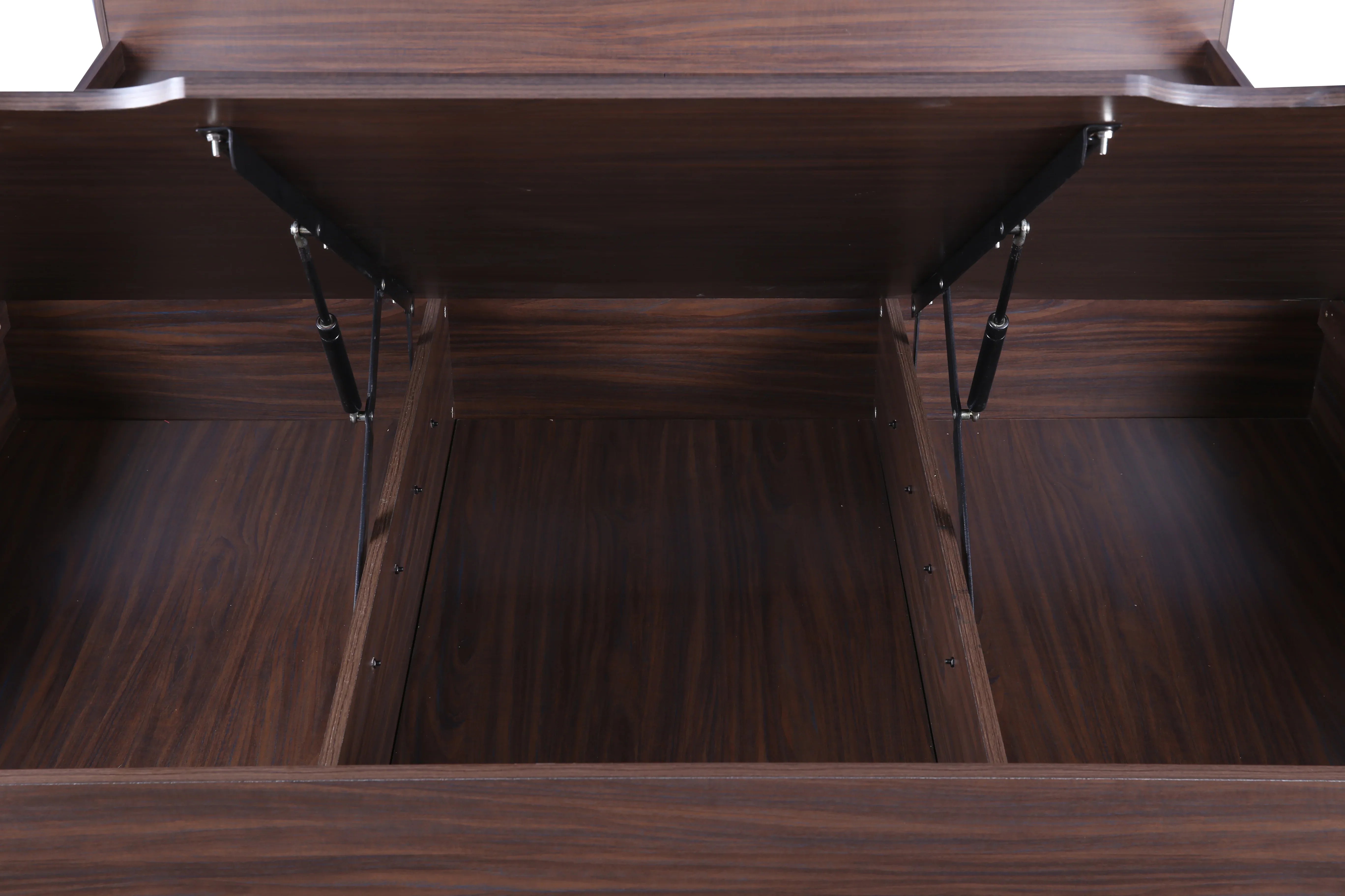 Bolton King Bed with Hydraulic storage in Walnut Colour - HomeTown