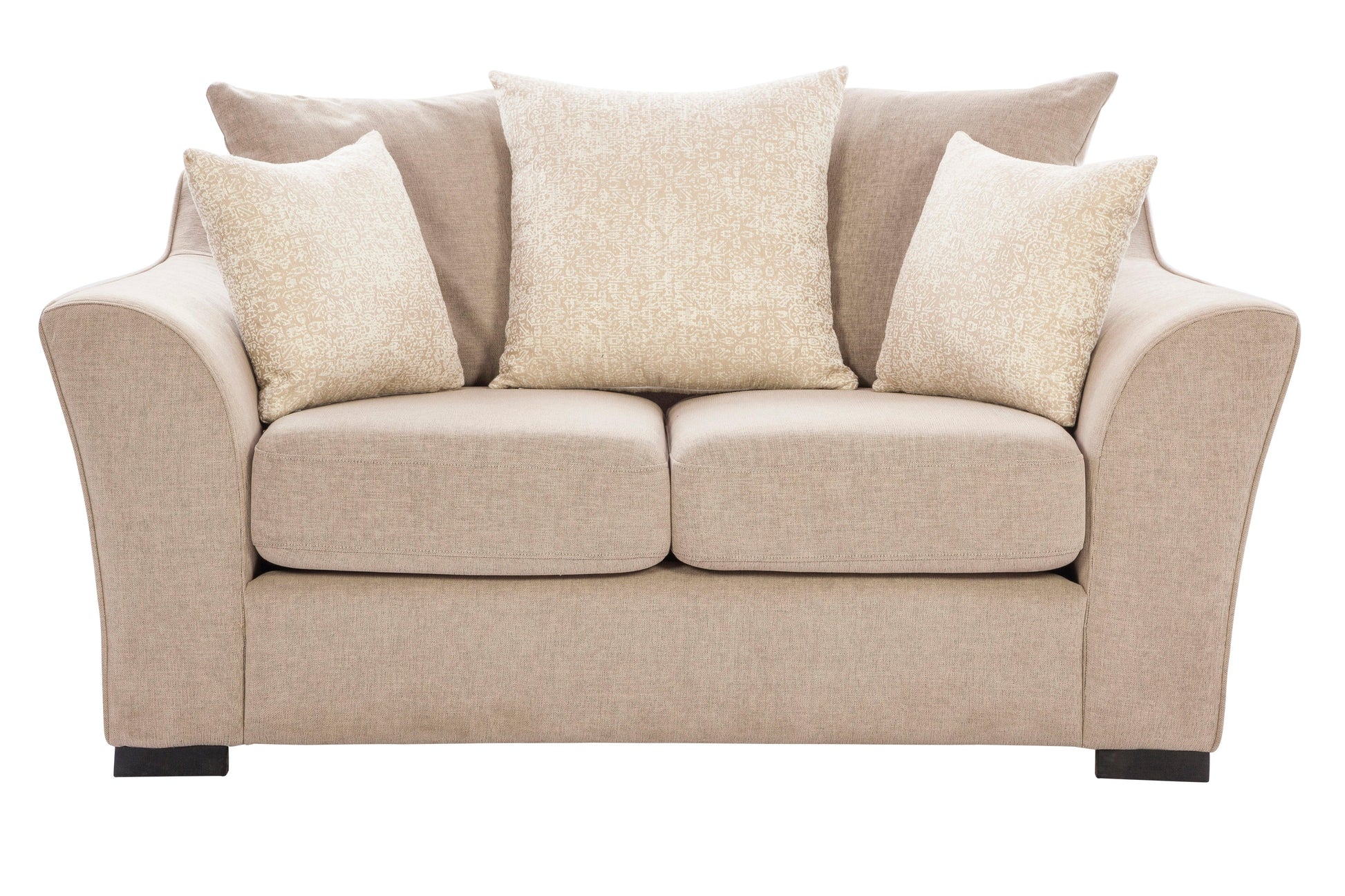 Perth Fabric Three + Two Seater Sofa in Beige Colour - HomeTown