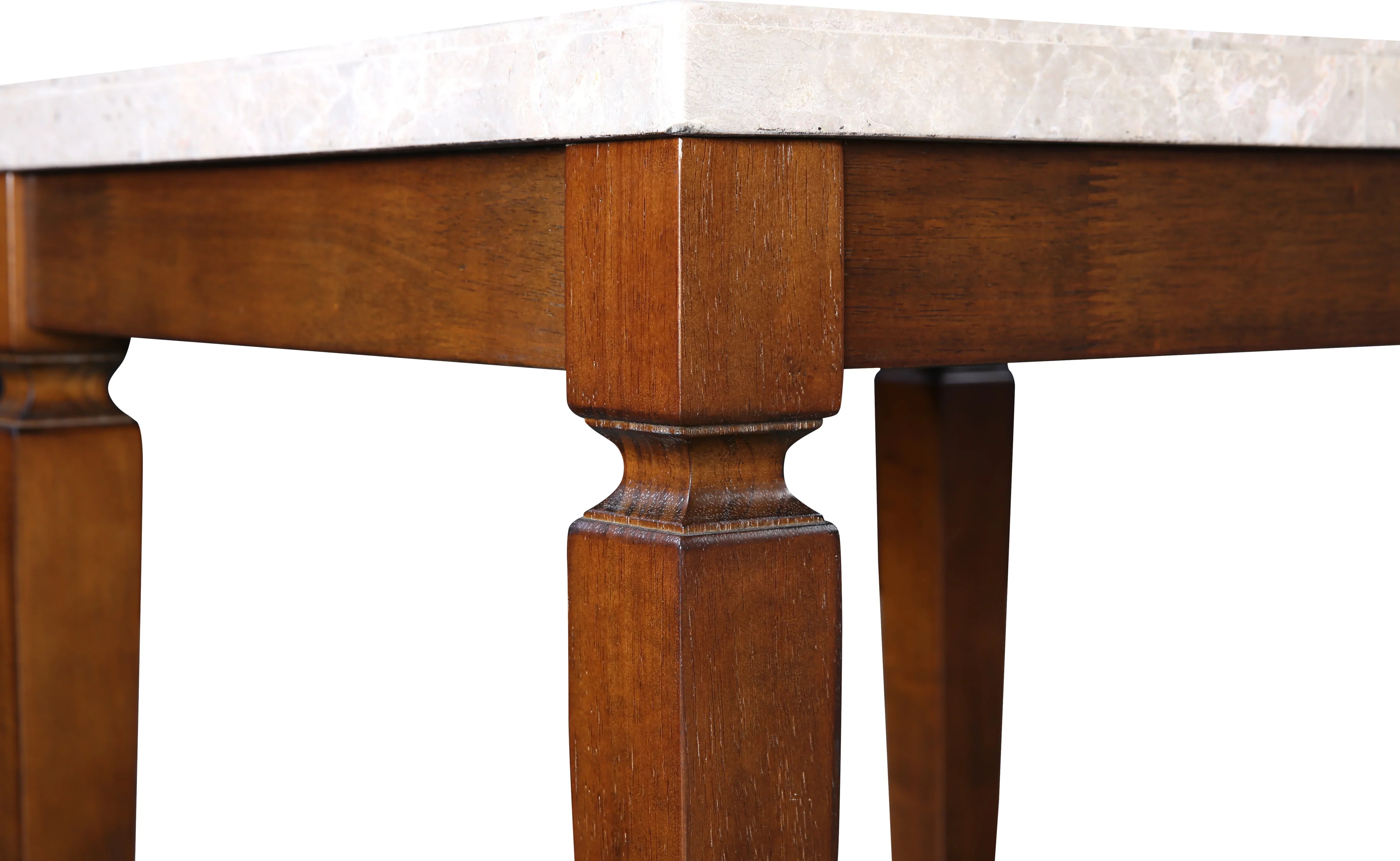 Bliss Marble Top Side Table in Beige Colour - HomeTown