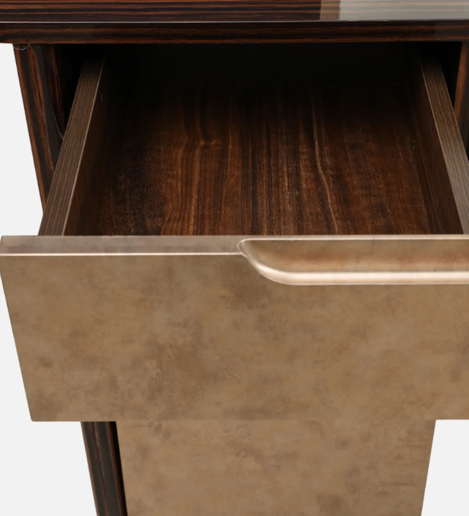 Arabella Dresser With Mirror in Matt Gold Colour - HomeTown