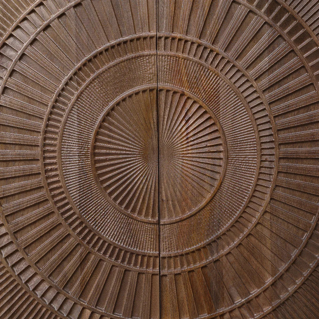 Samsara Mango Wood Bar Unit in Brown & Gold Colour - HomeTown