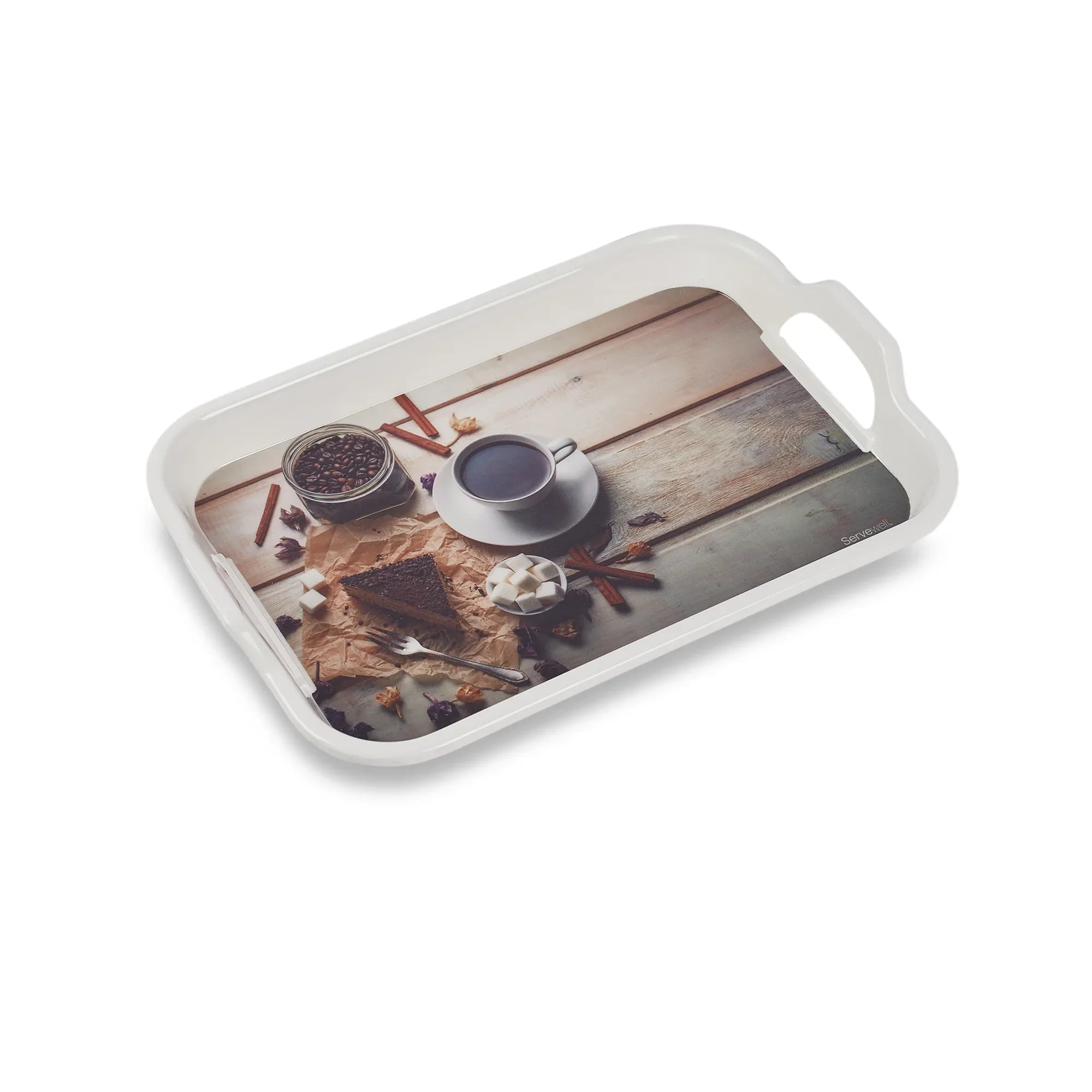 Handy Melamine Tray Set of 3 in Multi Colour - HomeTown