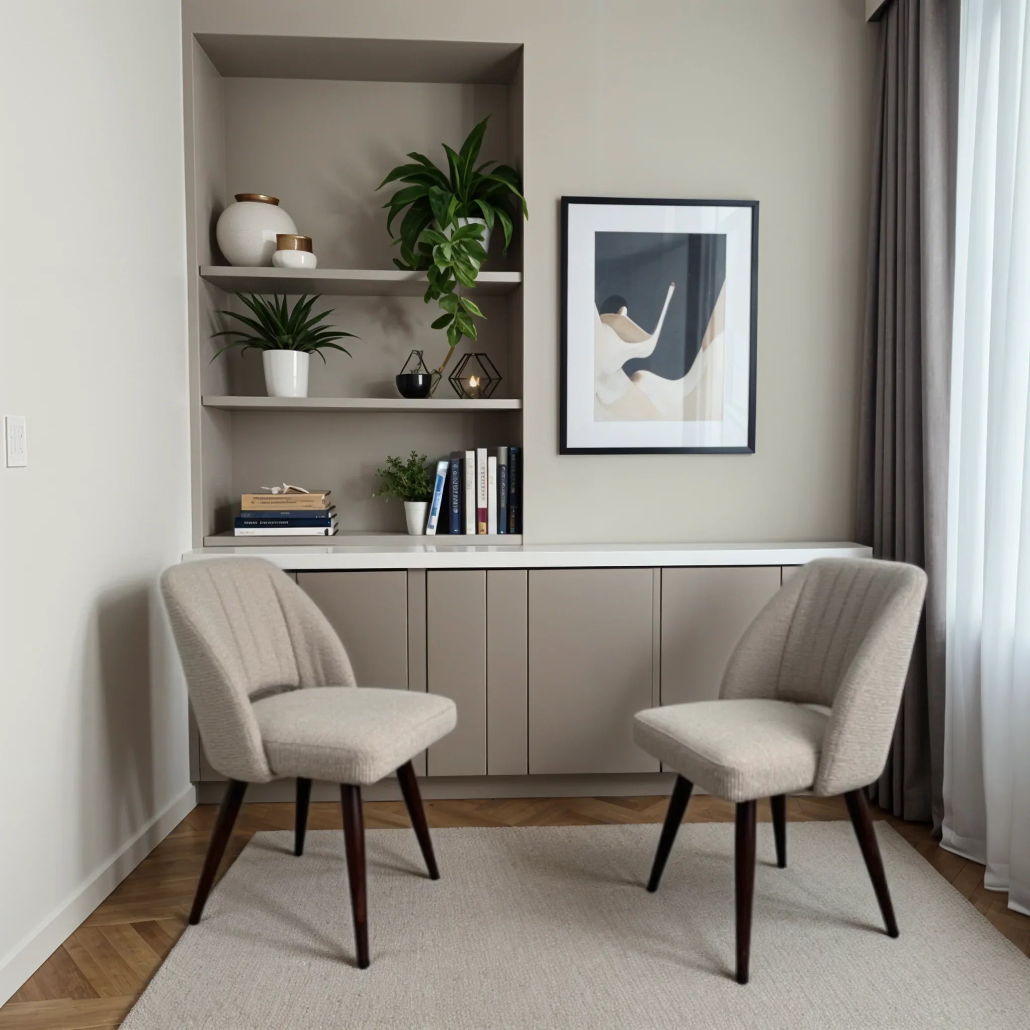 Terranova Dinning Chair Set Of 2 in Beige Colour - HomeTown