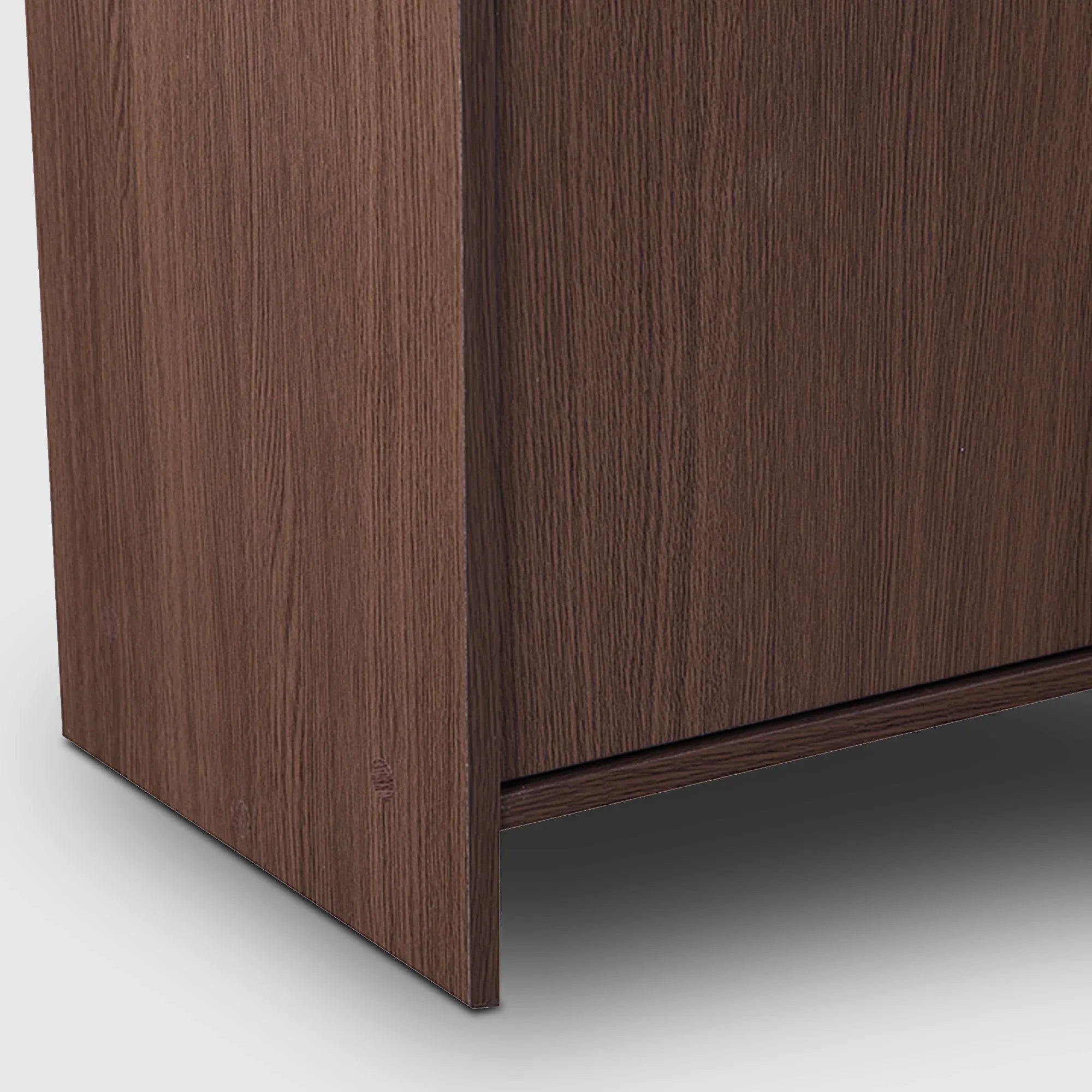 Albert Engineered Wood 3 Door Cabinet in Oak Colour - HomeTown