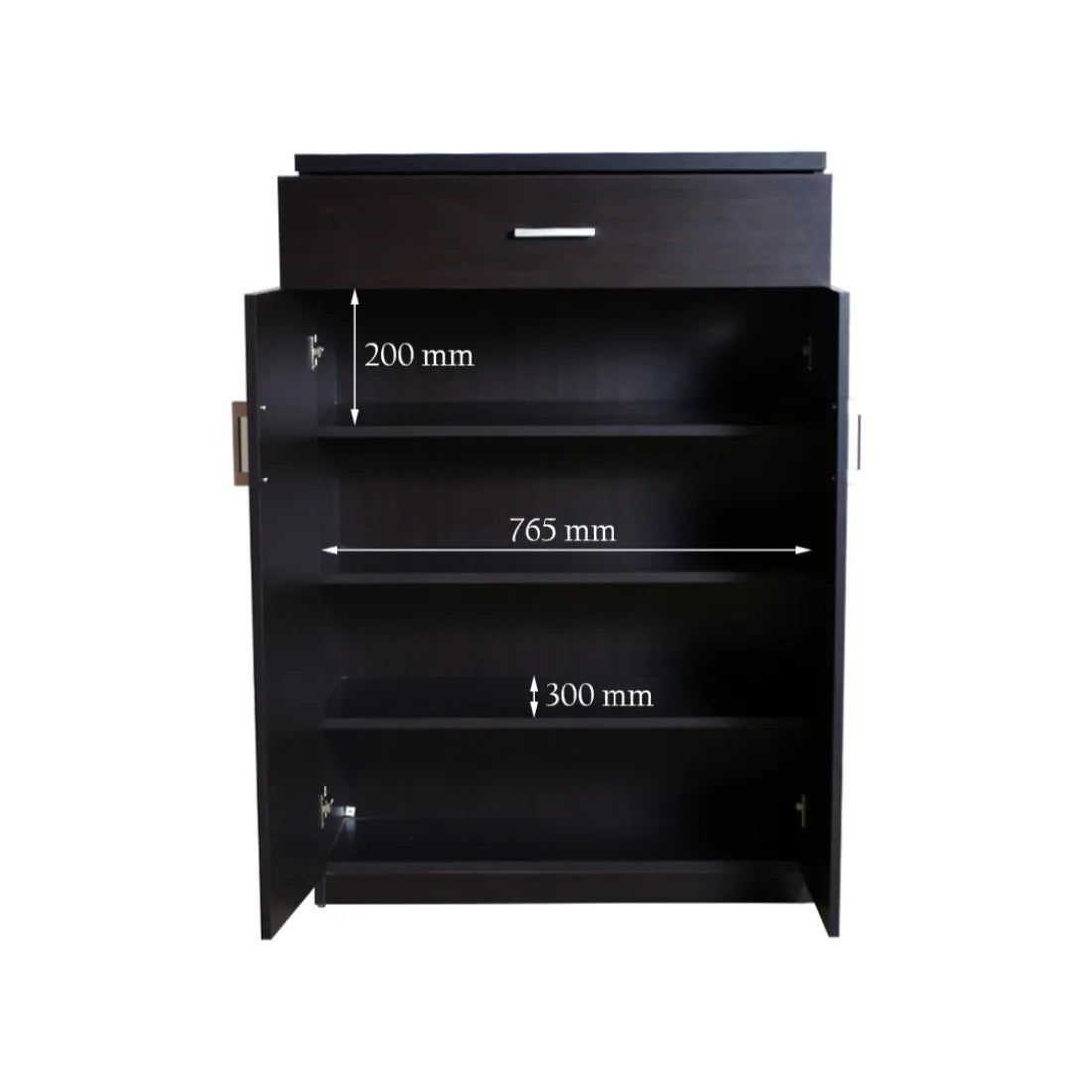 Ibis Engineered Wood Multipurpose Cabinet in Wenge Colour - HomeTown